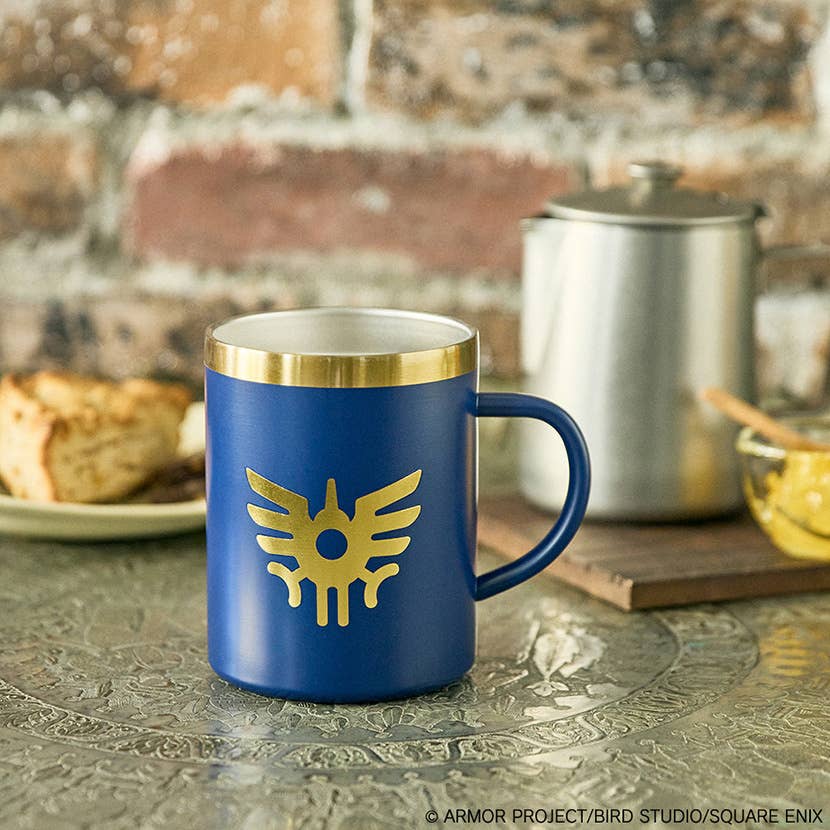 SPECIAL ORDER Square Enix - Stainless Steel Cup - Dragon Quest - Erdrick's Emblem [November 2026] [JP]