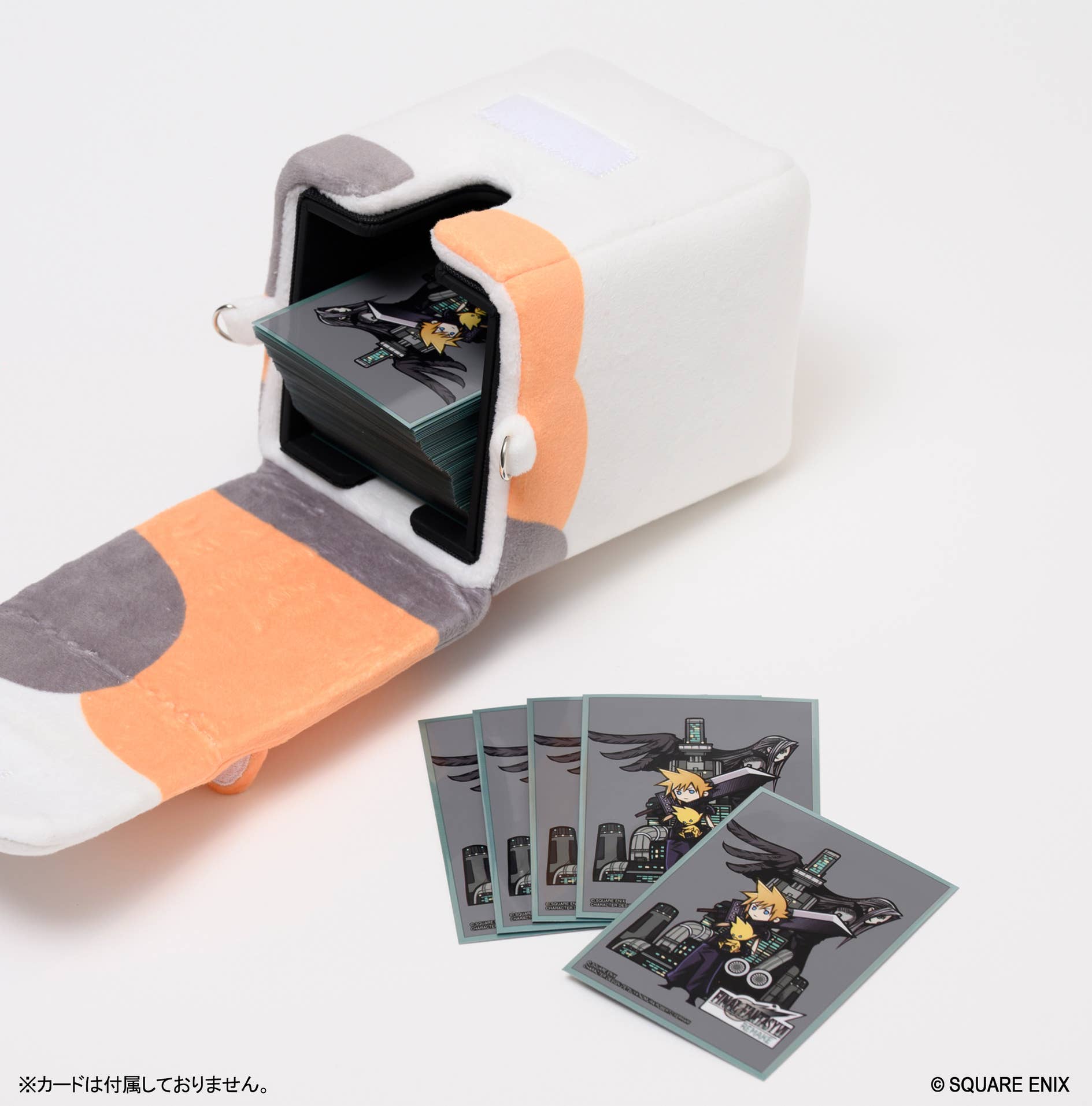 SPECIAL ORDER Square Enix - Final Fantasy Fluffy Sling Deck Box - Fat Cat [JP]