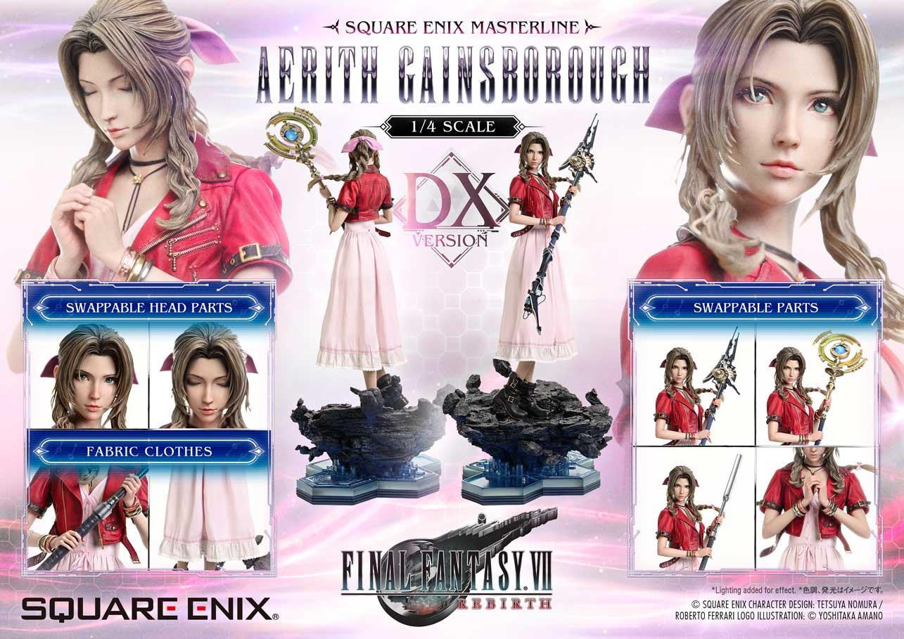 PRE-ORDER Prime 1 Studio - Square Enix Masterline - Final Fantasy VII Rebirth - Aerith Gainsborough: Deluxe Ver. 1/4