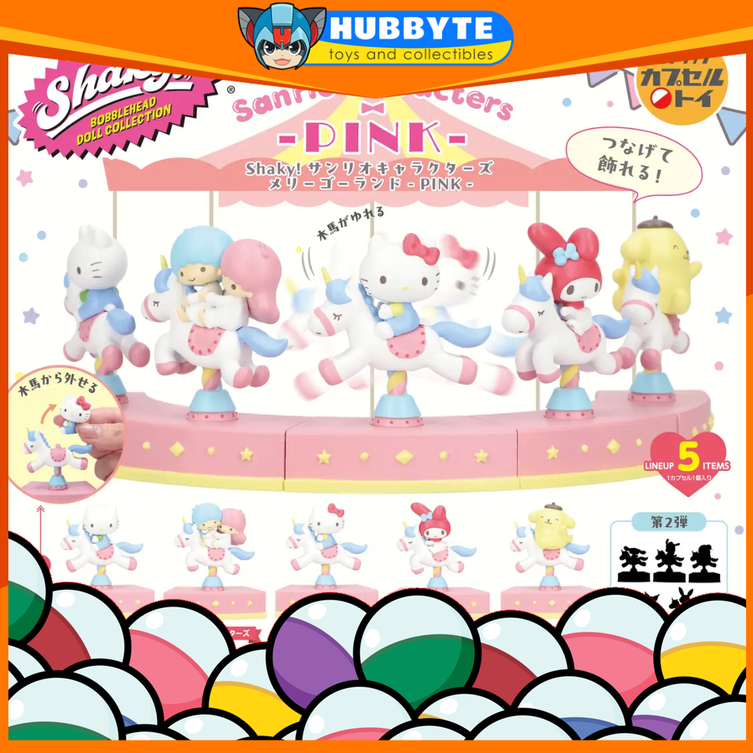 IN-STOCK Benelic - Shaky! Sanrio Characters Merry-go-round -PINK-