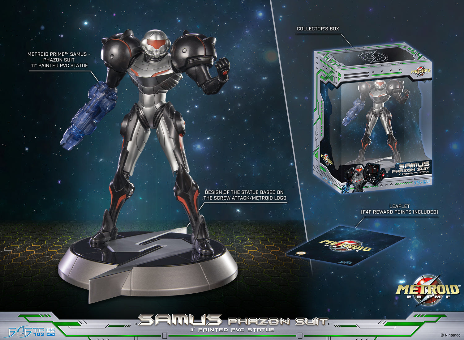 PRE-ORDER First4Figures - METROID PRIME™ - SAMUS PHAZON SUIT