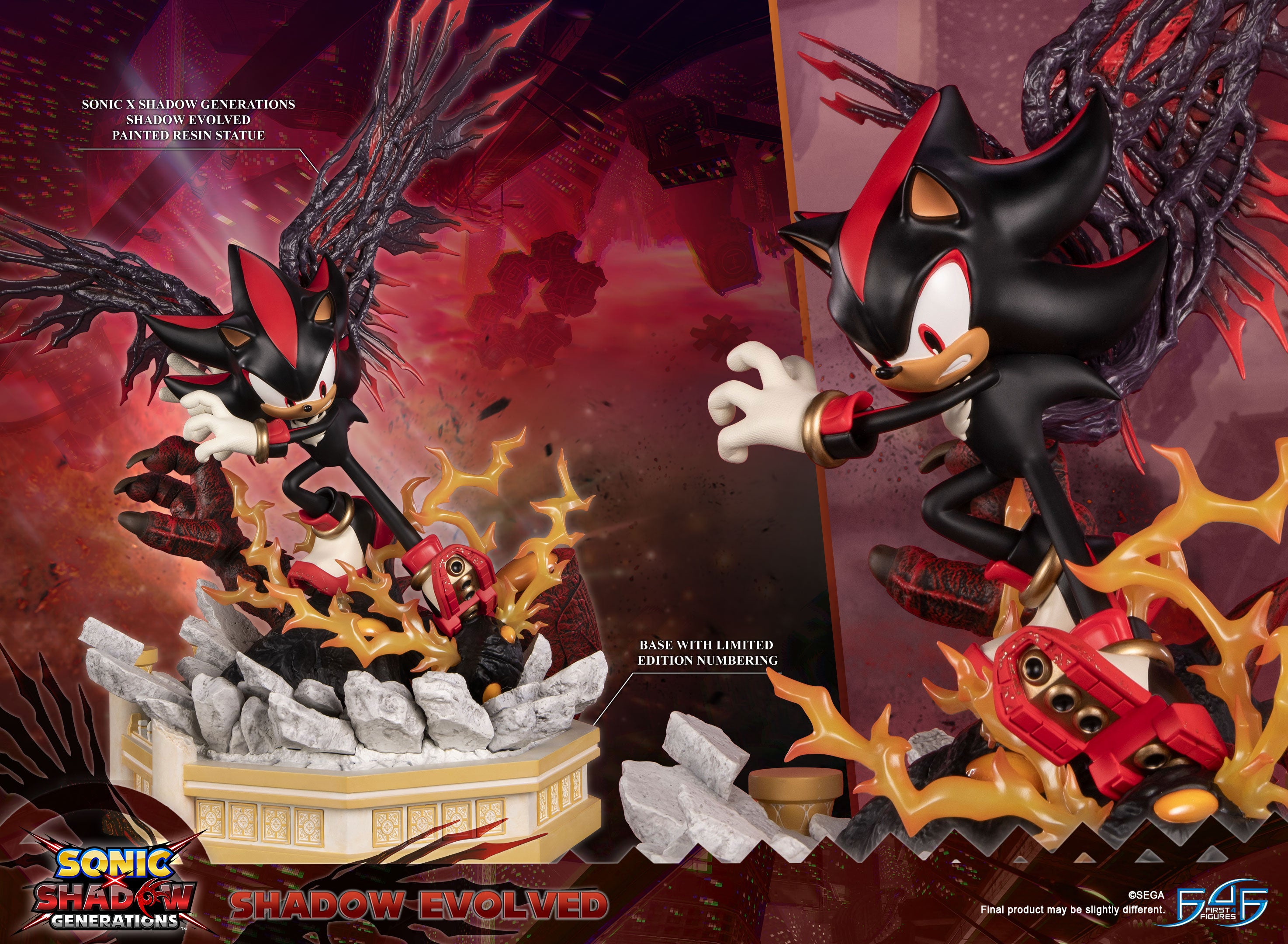 PRE-ORDER First4Figures - Sonic X Shadow Generations - Shadow Evolved