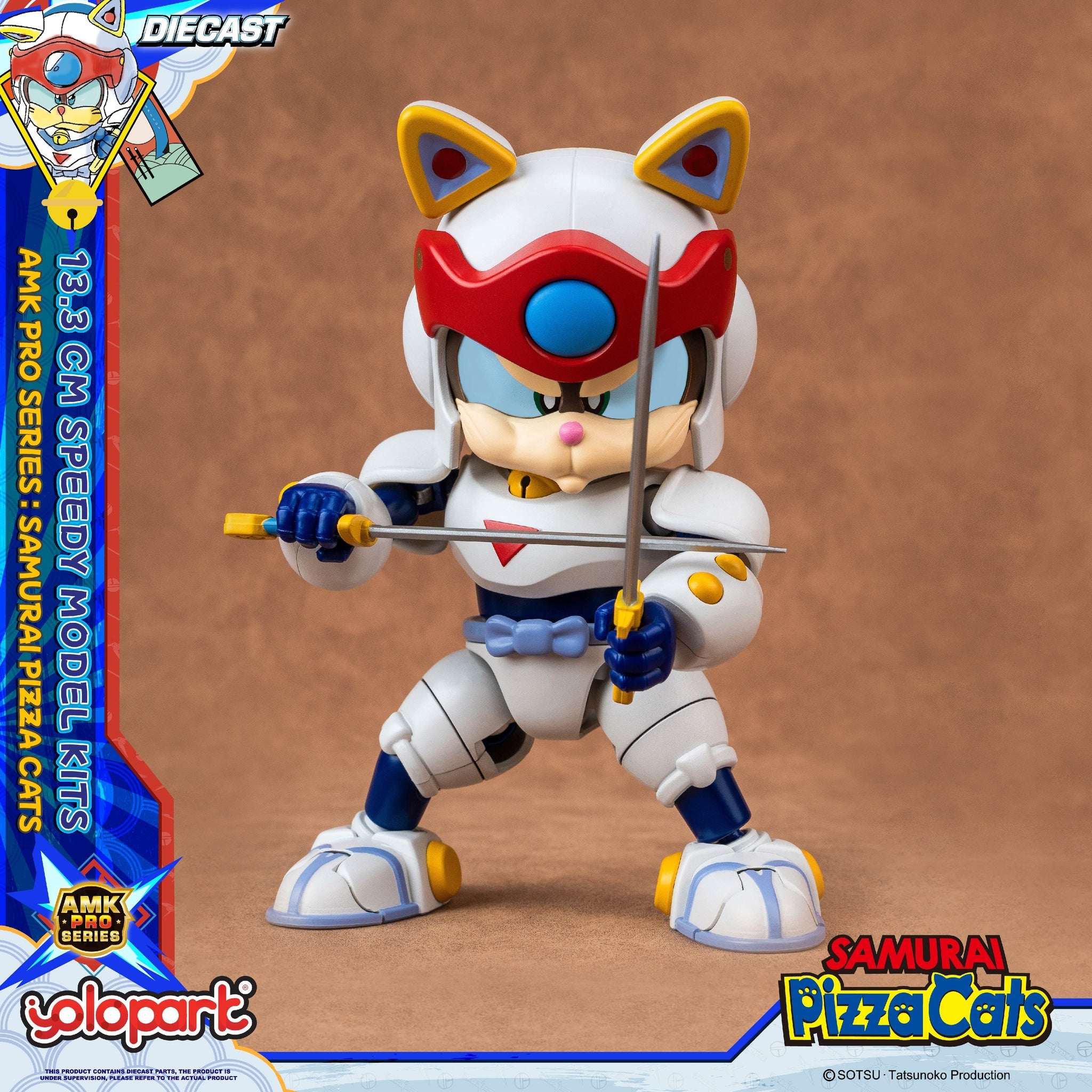 PRE-ORDER Yolopark - AMK Pro Series - Samurai Pizza Cats - Speedy