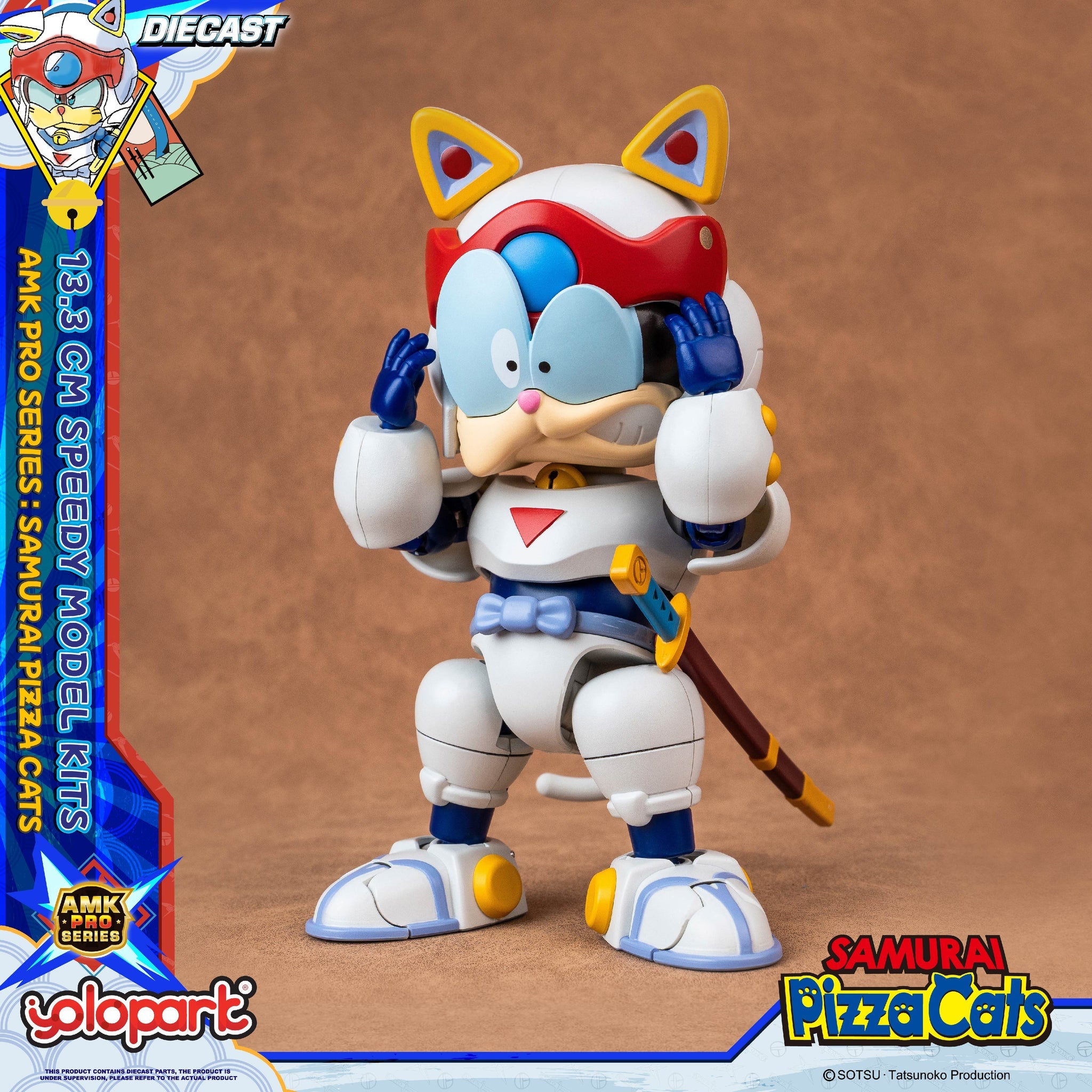 PRE-ORDER Yolopark - AMK Pro Series - Samurai Pizza Cats - Speedy