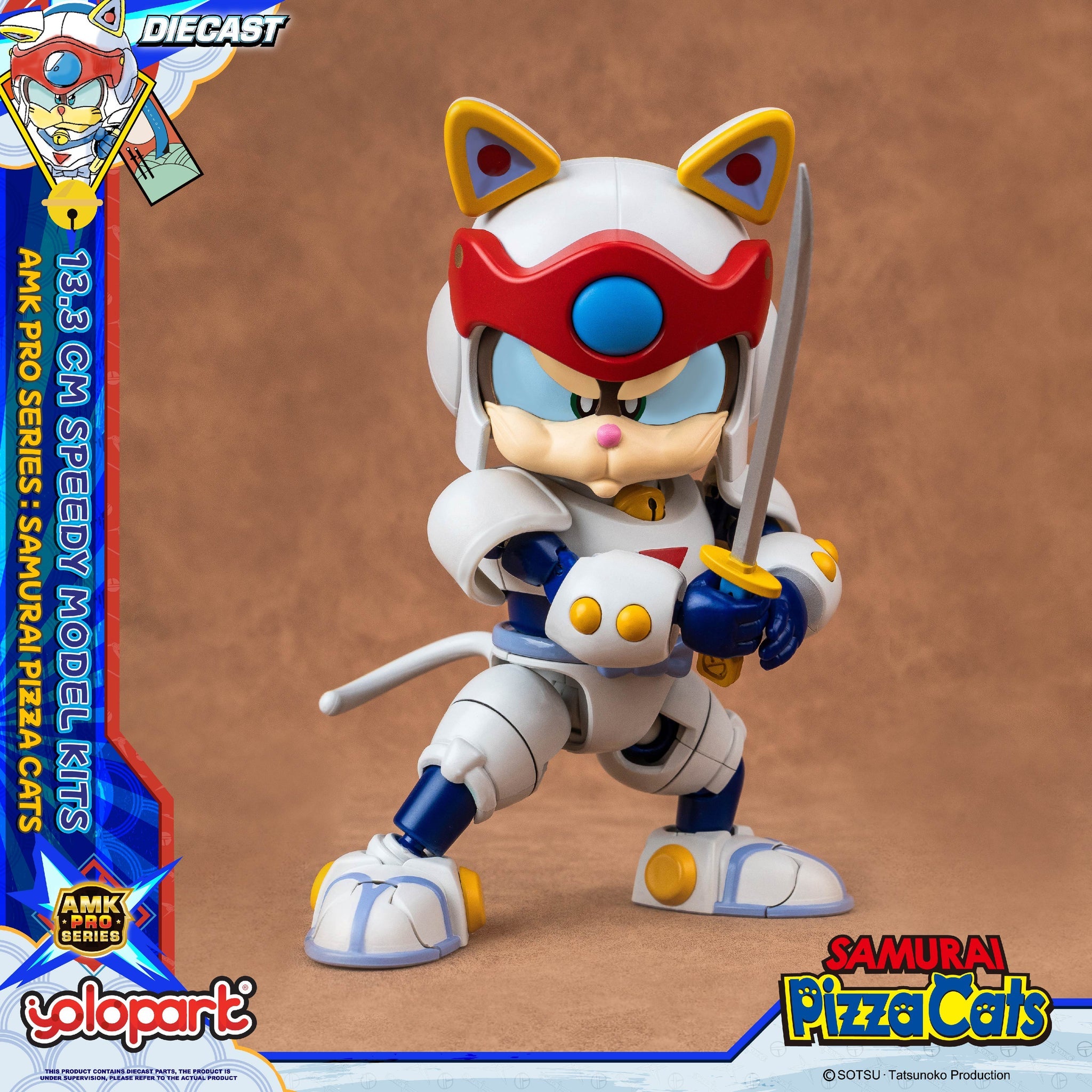 PRE-ORDER Yolopark - AMK Pro Series - Samurai Pizza Cats - Speedy