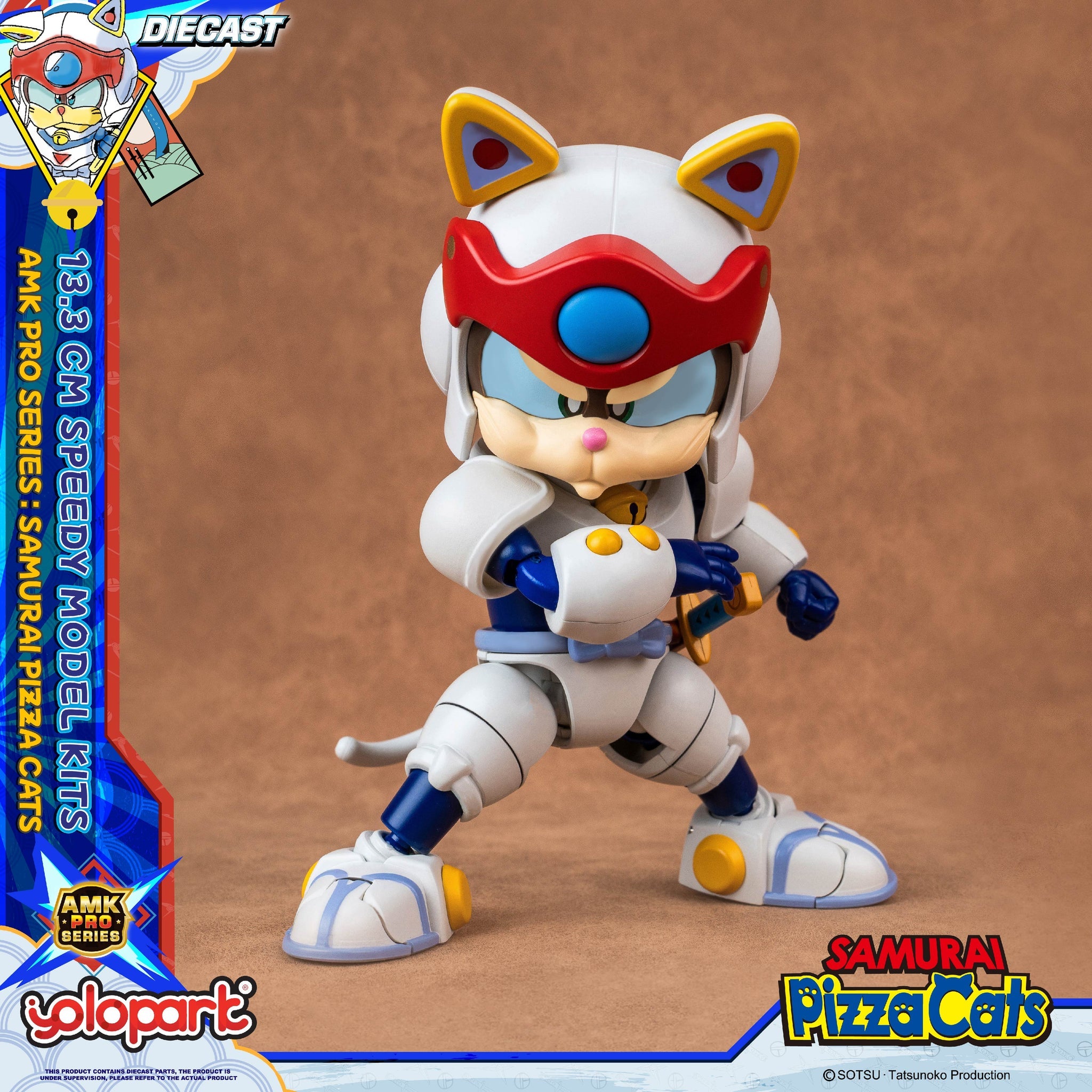 PRE-ORDER Yolopark - AMK Pro Series - Samurai Pizza Cats - Speedy