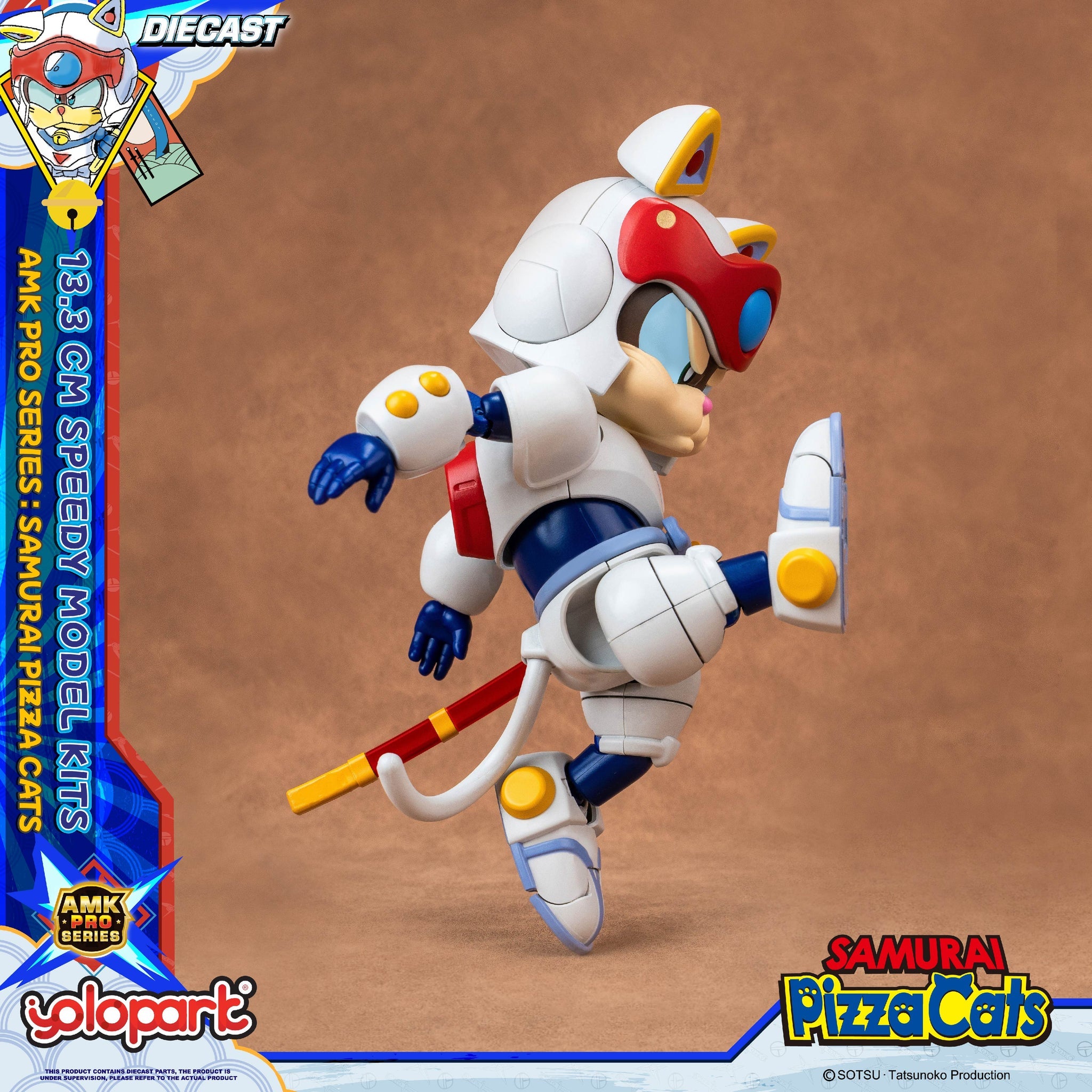 PRE-ORDER Yolopark - AMK Pro Series - Samurai Pizza Cats - Speedy