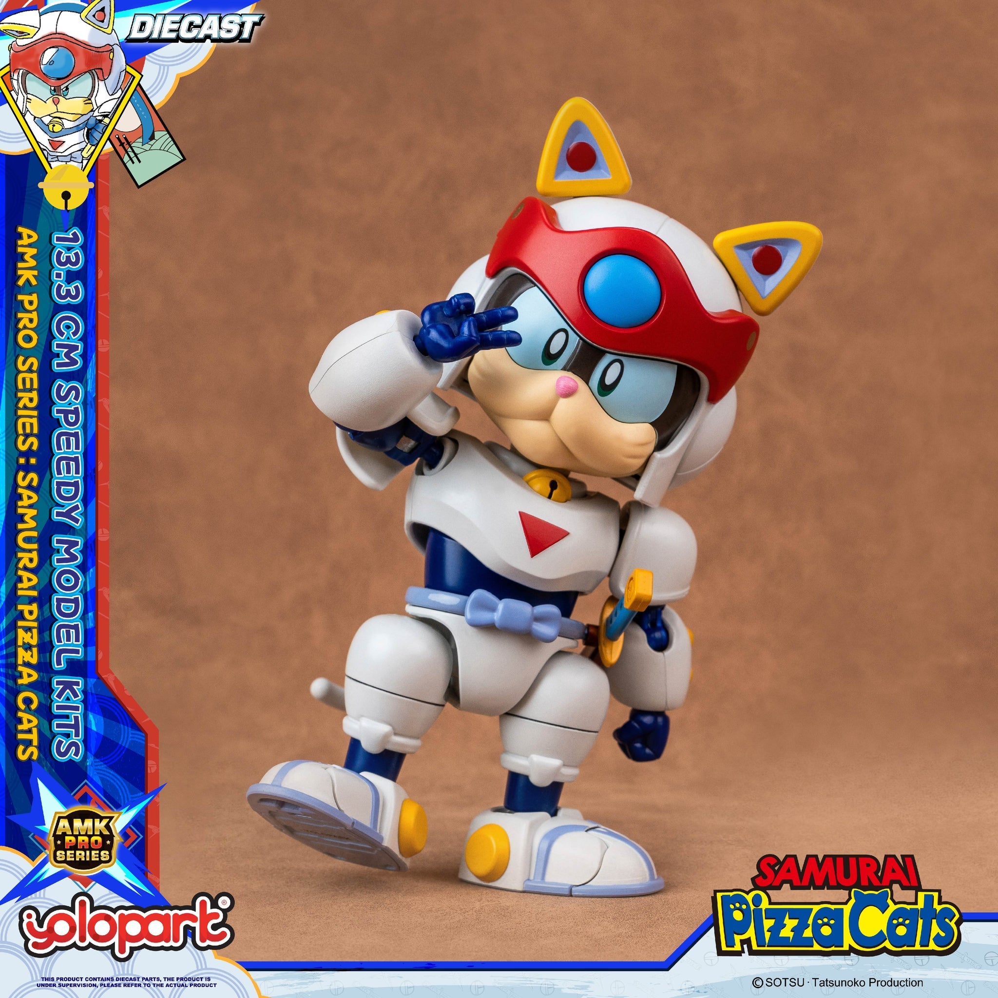 PRE-ORDER Yolopark - AMK Pro Series - Samurai Pizza Cats - Speedy