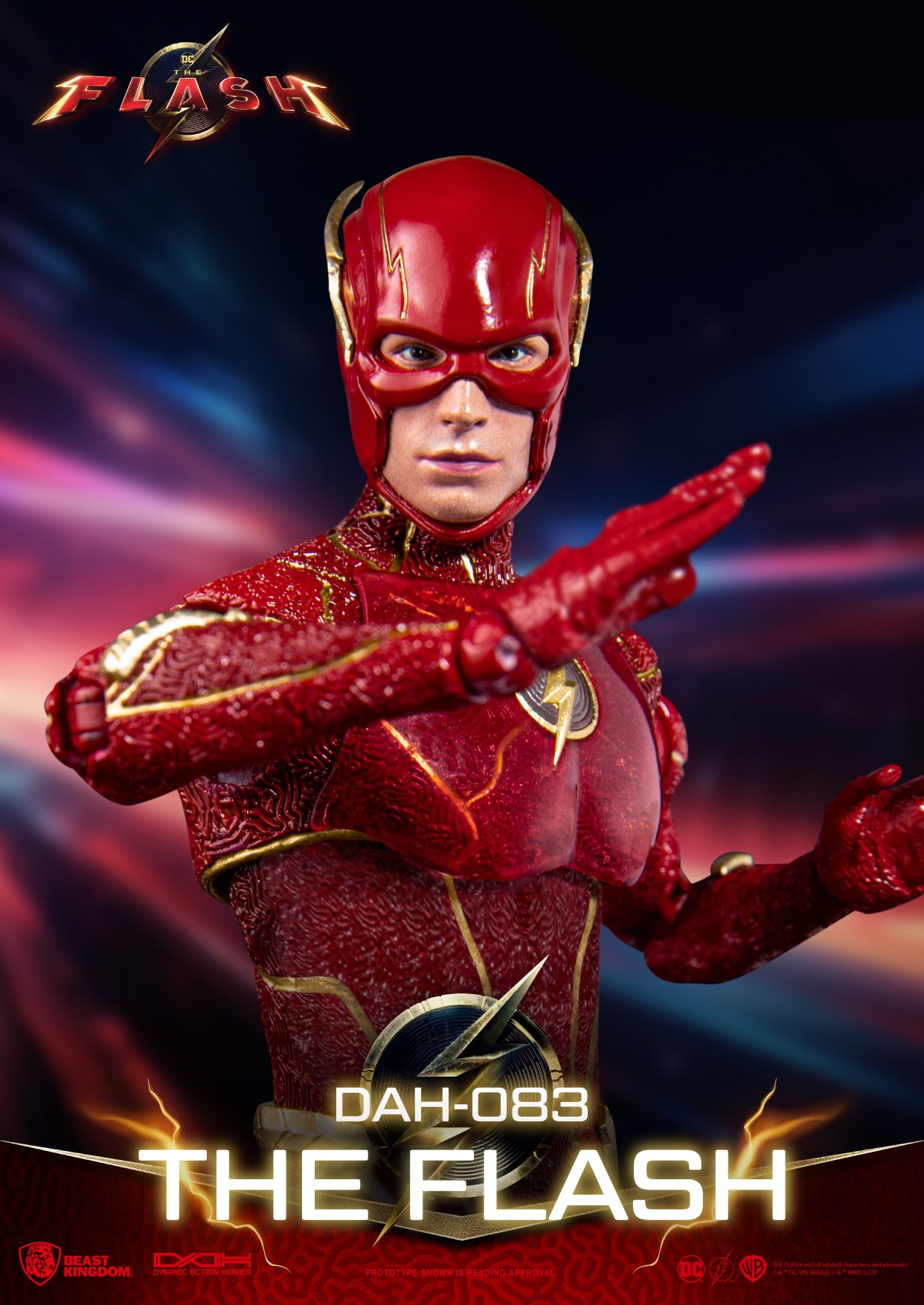 PRE-ORDER Beast Kingdom - Dynamic 8action Heroes - The Flash Movie - The Flash