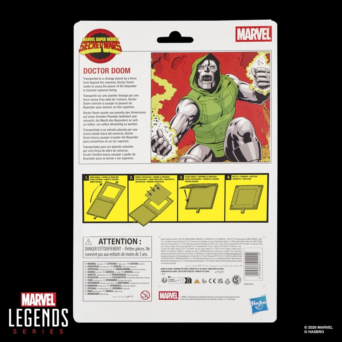 SPECIAL ORDER Hasbro - Marvel Legends Series - Secret Wars - Doctor Doom [JP]