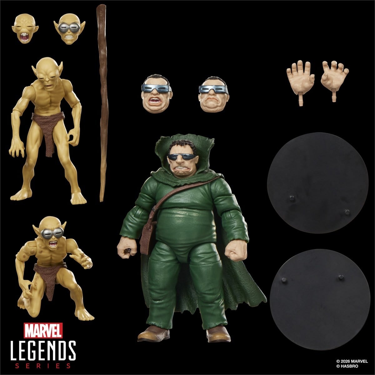 SPECIAL ORDER Hasbro - Marvel Legends Series - Fantastic Four - The Mole Man and Moloids [JP]