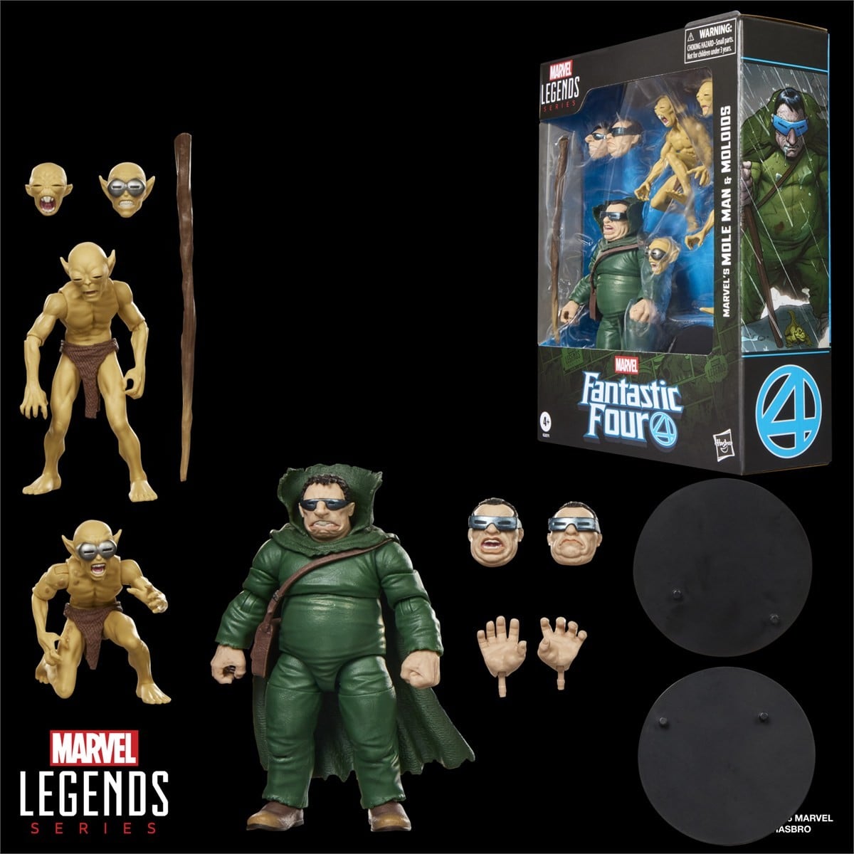 SPECIAL ORDER Hasbro - Marvel Legends Series - Fantastic Four - The Mole Man and Moloids [JP]