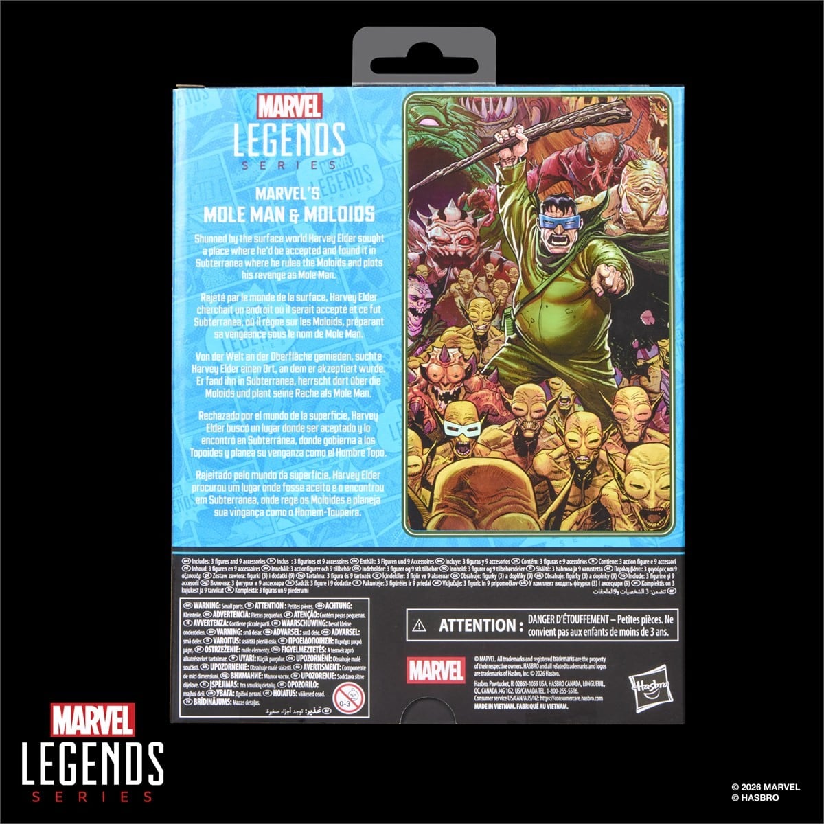 SPECIAL ORDER Hasbro - Marvel Legends Series - Fantastic Four - The Mole Man and Moloids [JP]