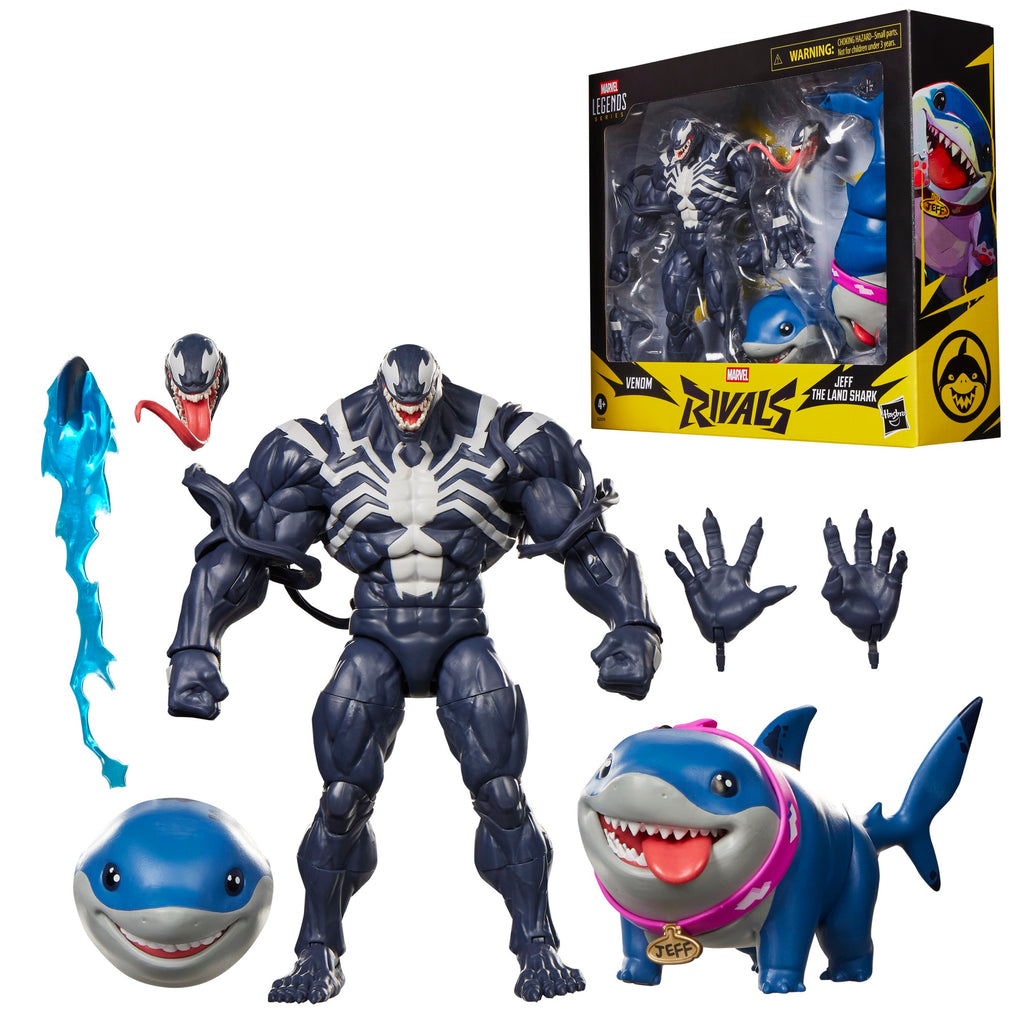 PRE-ORDER Hasbro - Marvel Legends Series - Marvel Rivals - Venom and Jeff The Land Shark