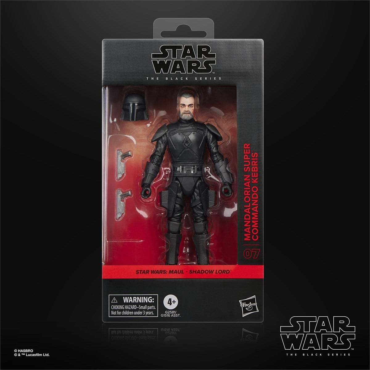SPECIAL ORDER Hasbro - Star Wars: The Black Series - Star Wars: Maul Shadow Lord - Mandalorian Super Commando Kebris [JP]