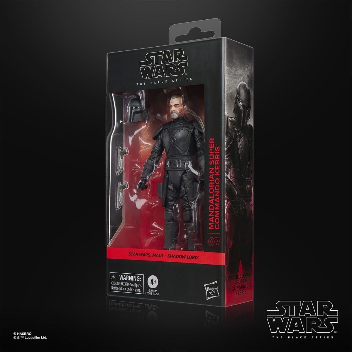 SPECIAL ORDER Hasbro - Star Wars: The Black Series - Star Wars: Maul Shadow Lord - Mandalorian Super Commando Kebris [JP]