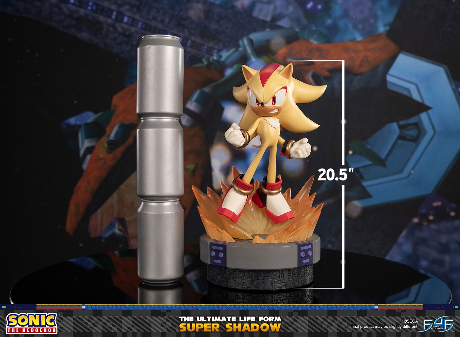 PRE-ORDER First4Figures - Sonic The Hedgehog - The Ultimate Life Form: Super Shadow Standard Edition
