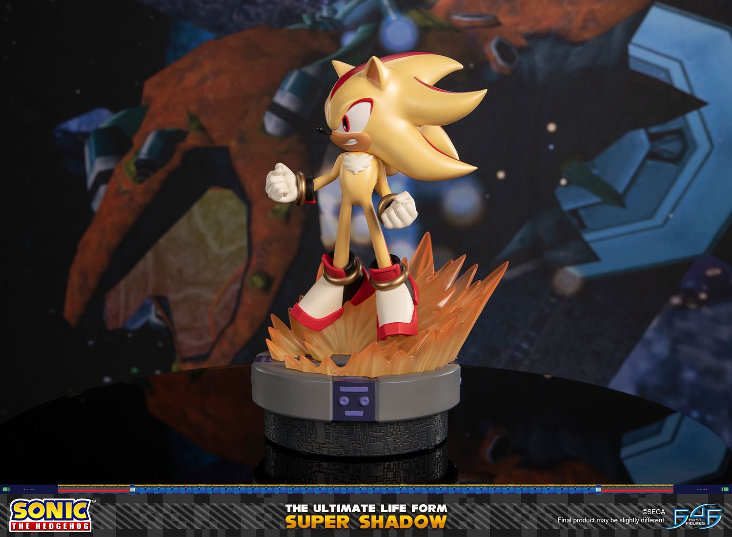 PRE-ORDER First4Figures - Sonic The Hedgehog - The Ultimate Life Form: Super Shadow Standard Edition