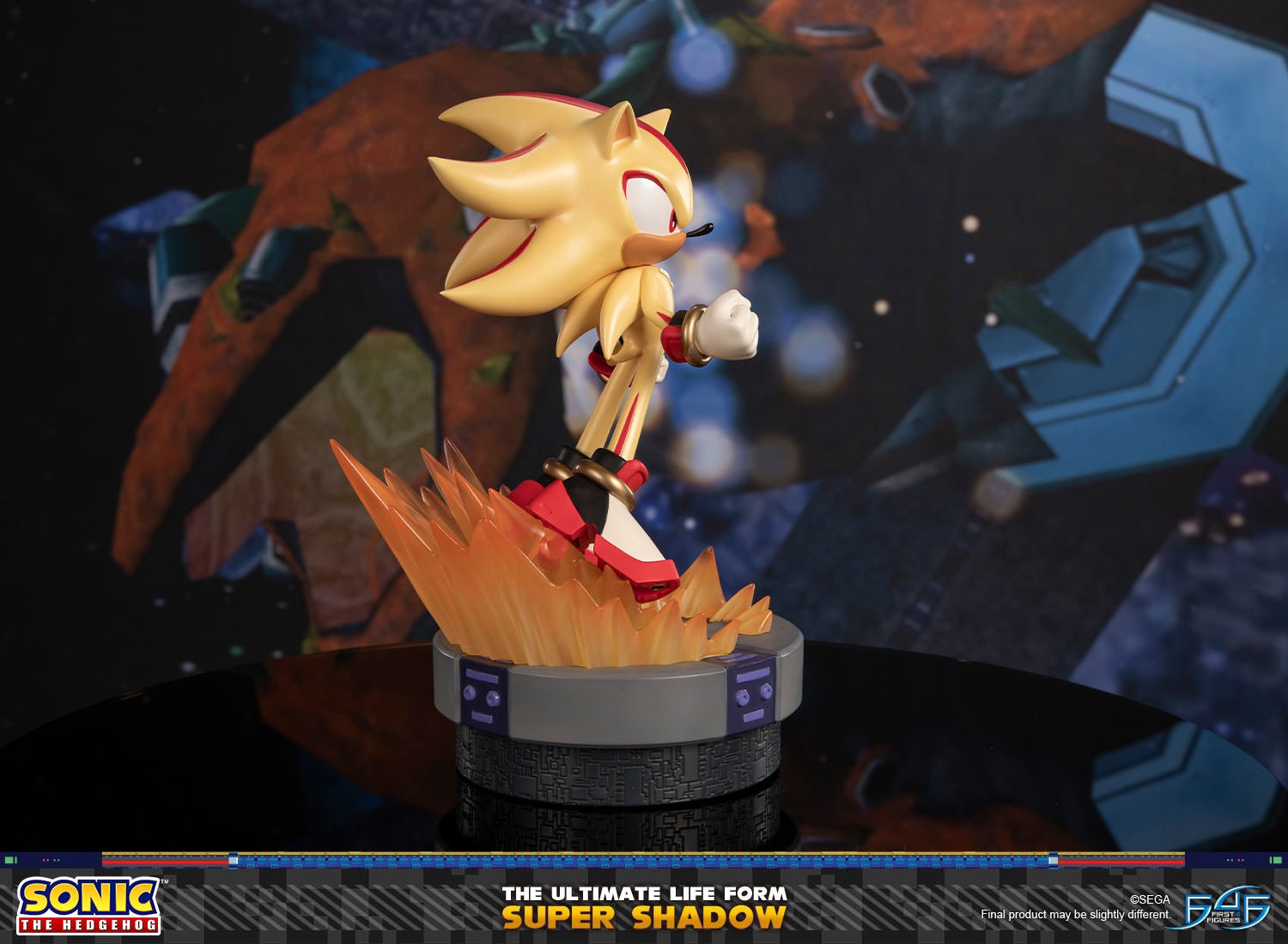 PRE-ORDER First4Figures - Sonic The Hedgehog - The Ultimate Life Form: Super Shadow Standard Edition
