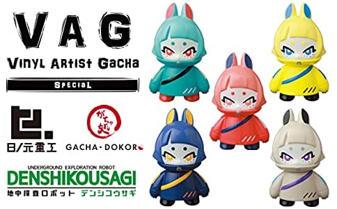 IN-STOCK Medicom Toy - VINYL ARTIST GACHA Special - GACHA-DOKORO Limited Denshikousagi