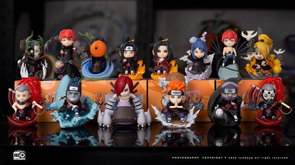 BACK ORDER Krazy Art - Naruto Shippuden - Akatsuki Blindbox Series 2