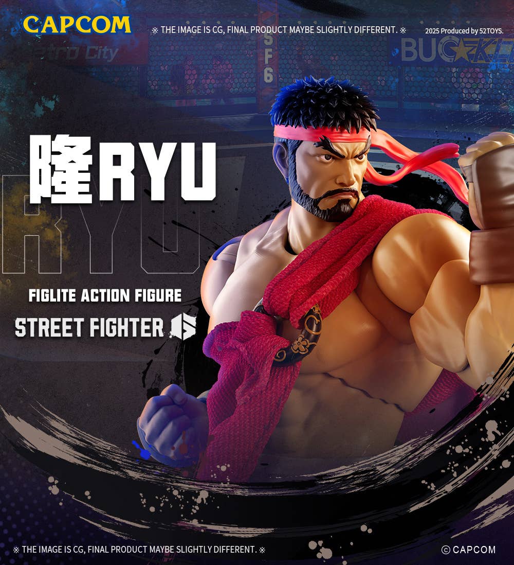 SPECIAL ORDER 52Toys - FigLite - Street Fighter 6 - Ryu [JP]
