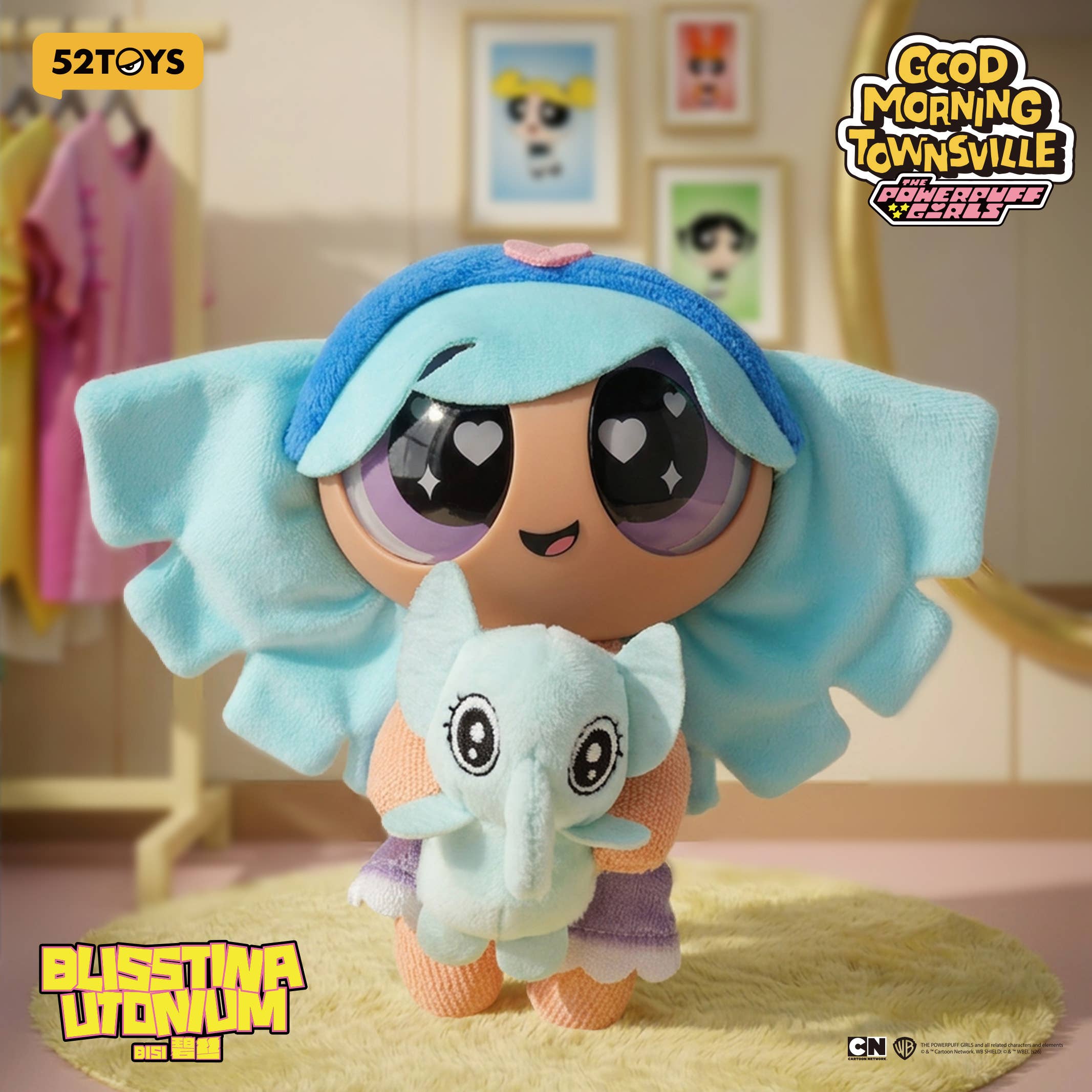 SPECIAL ORDER 52Toys - BLINDBOX The Powerpuff Girls - Good Morning Townsville Series Plush Charm [JP] [Box of 6]