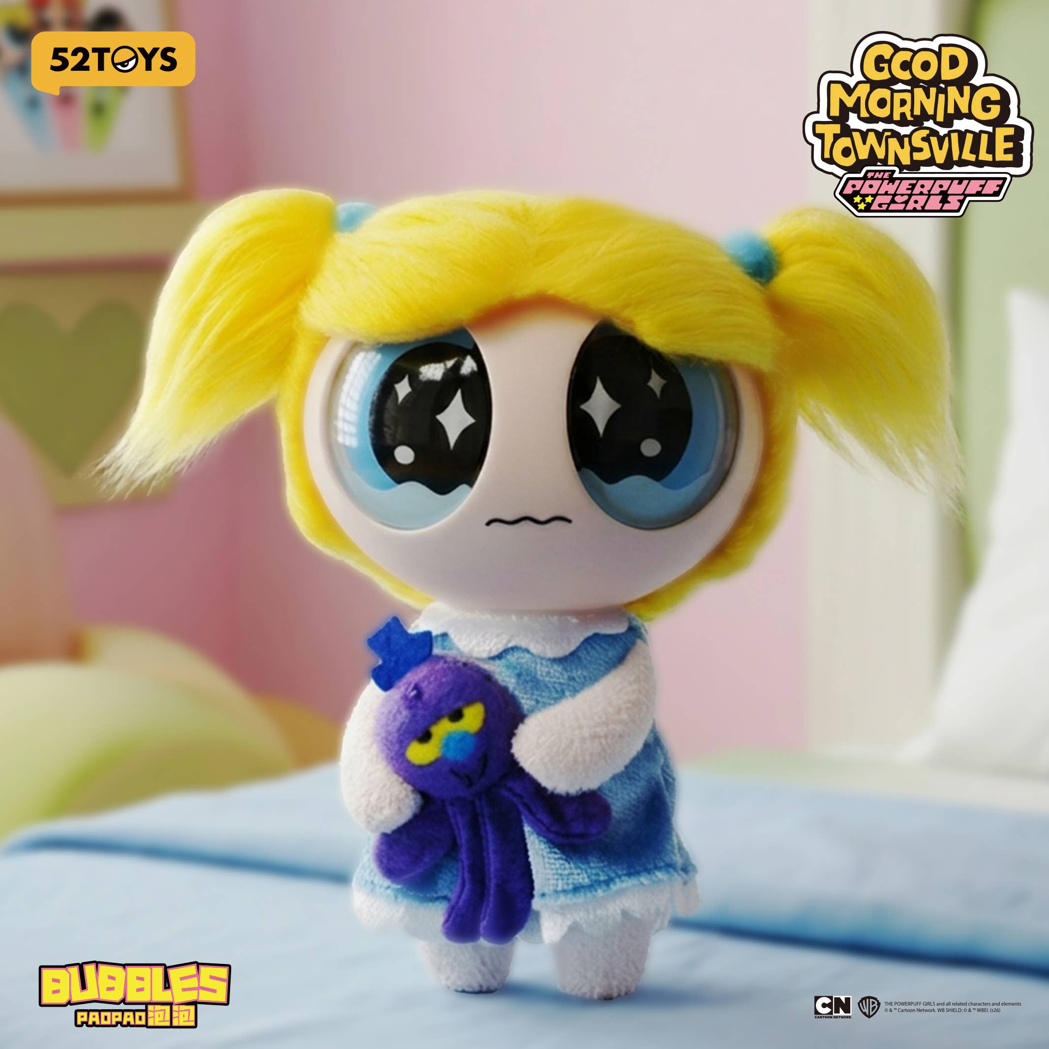 SPECIAL ORDER 52Toys - BLINDBOX The Powerpuff Girls - Good Morning Townsville Series Plush Charm [JP] [Box of 6]