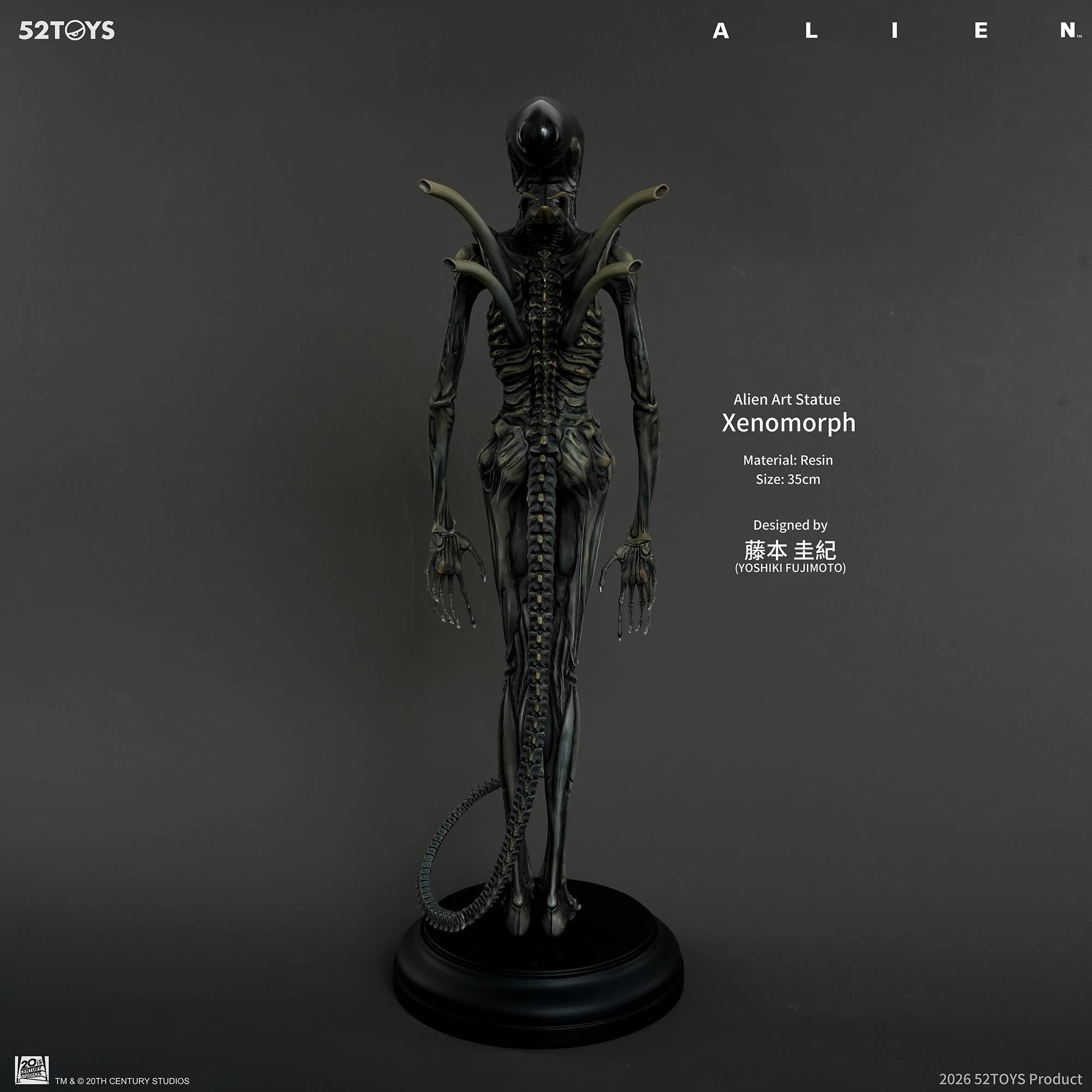 SPECIAL ORDER 52Toys - Alien Art Statue - Xenomorph: Yoshiki Fujimoto Ver. [JP]