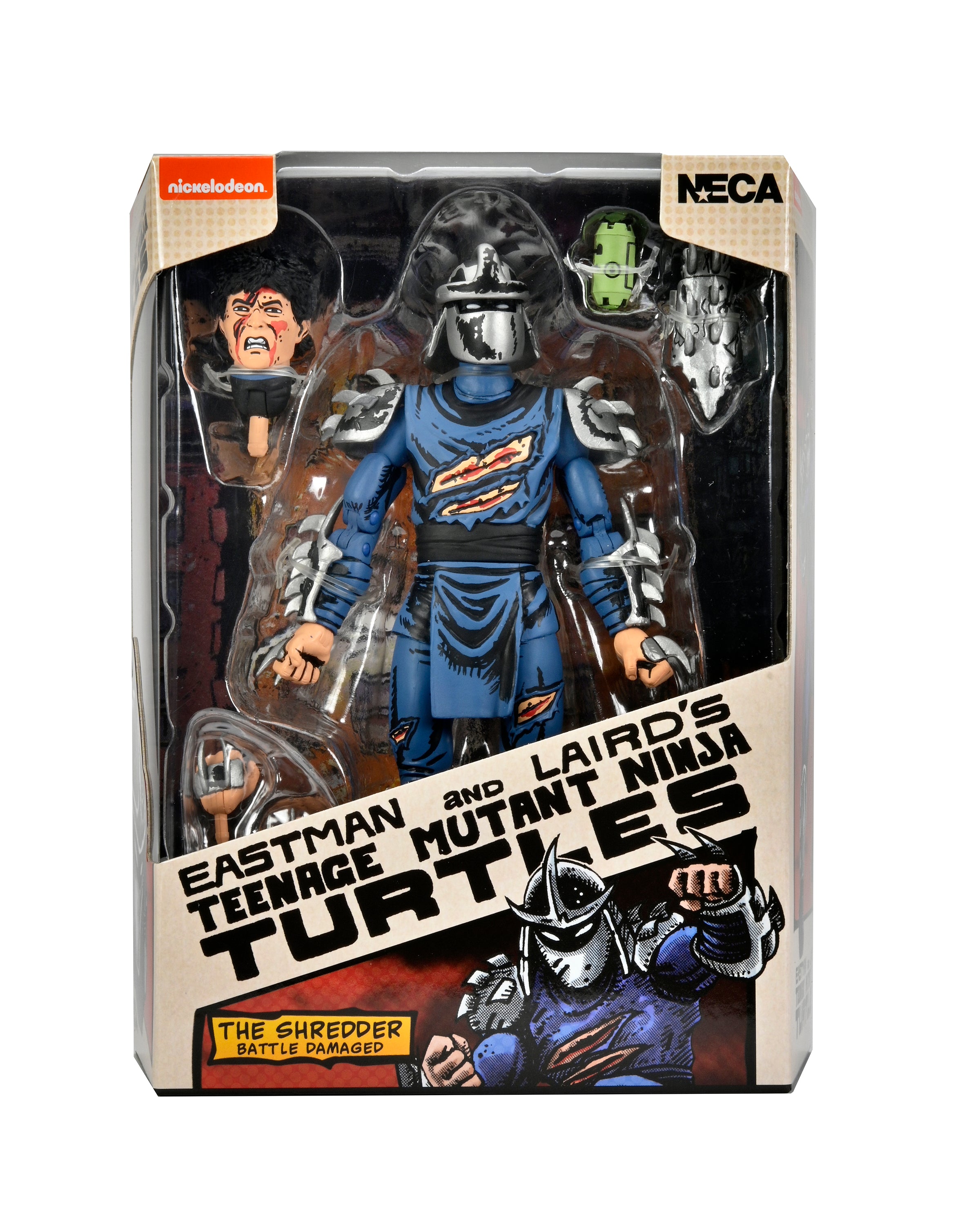 PRE-ORDER NECA - 7-inch Action Figure - TMNT Mirage Comics - Damaged Shredder