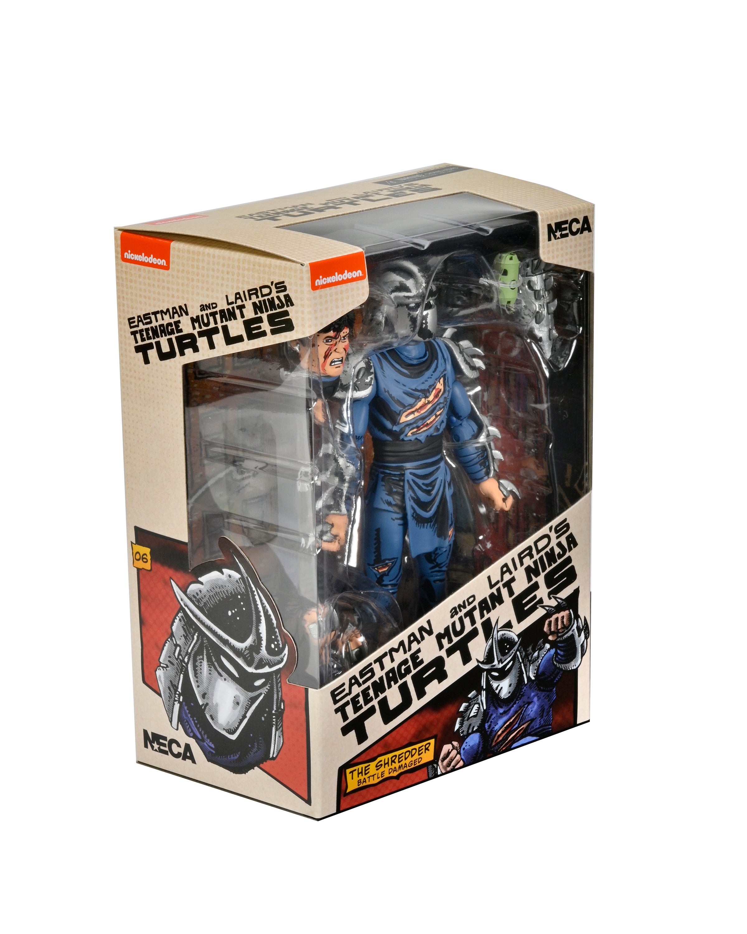 PRE-ORDER NECA - 7-inch Action Figure - TMNT Mirage Comics - Damaged Shredder