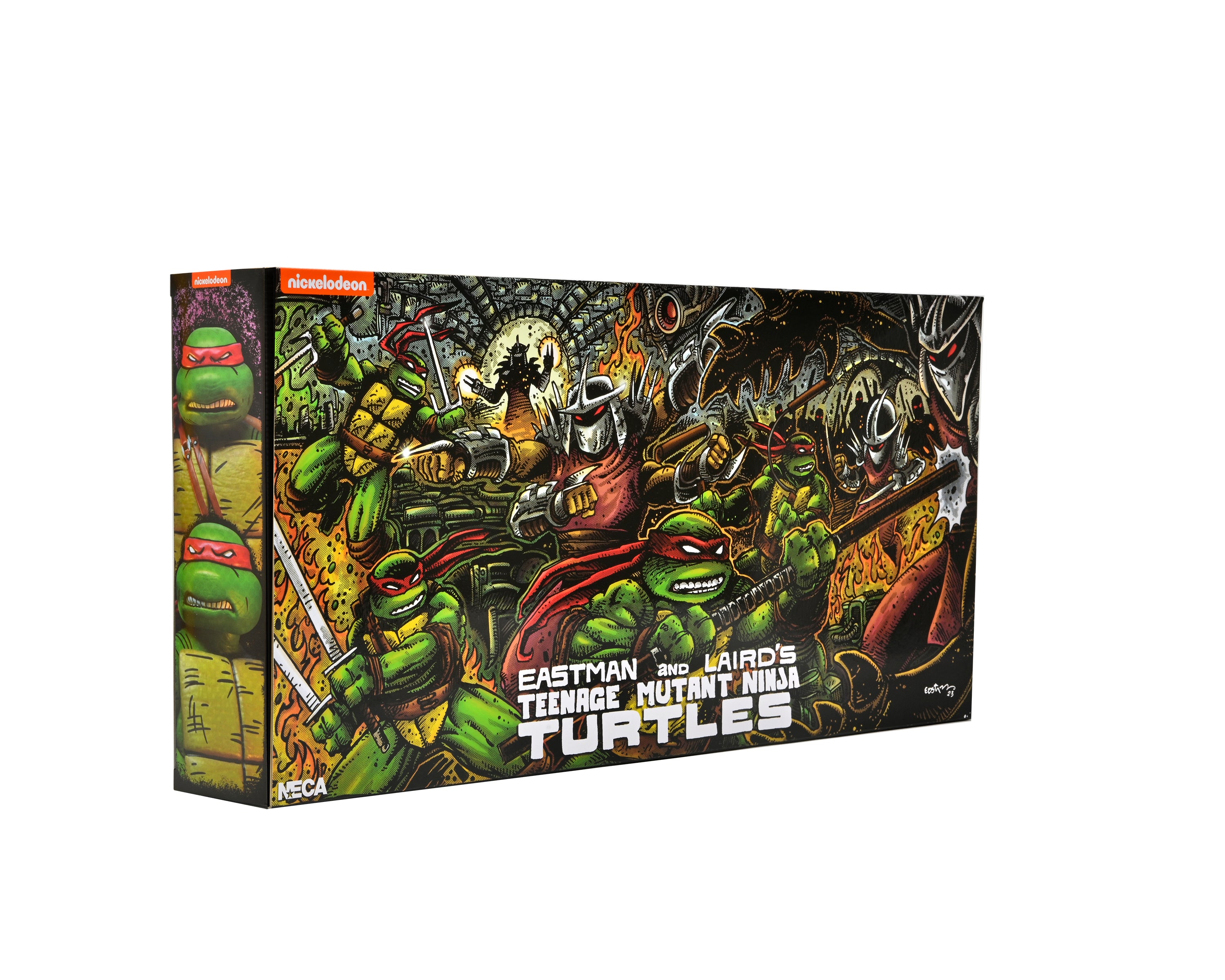 PRE-ORDER NECA - 7-inch Action Figure - TMNT Mirage Comics - Leonardo, Raphael, Michelangelo & Donatello 4-Pack