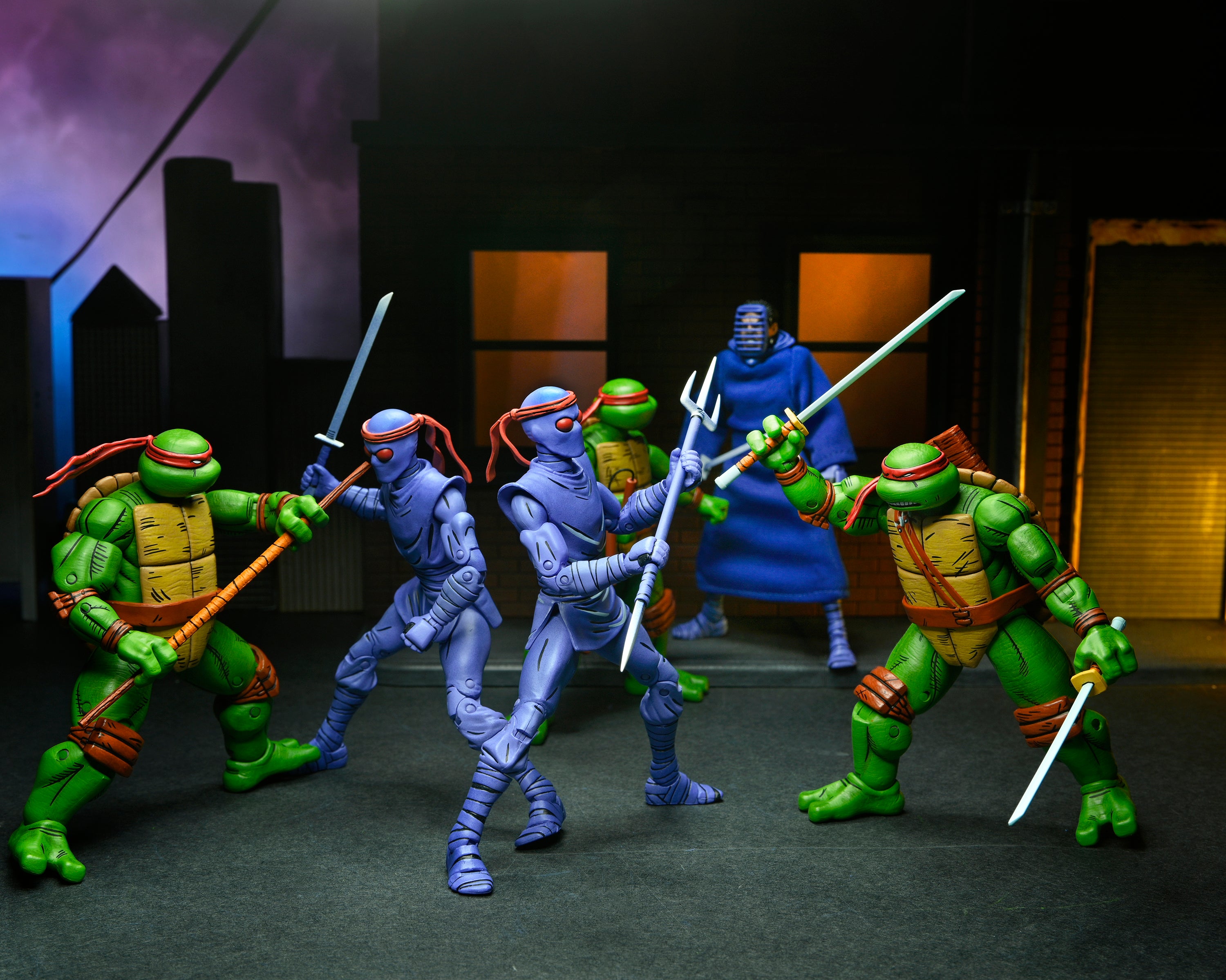 PRE-ORDER NECA - 7-inch Action Figure - TMNT Mirage Comics - Leonardo, Raphael, Michelangelo & Donatello 4-Pack
