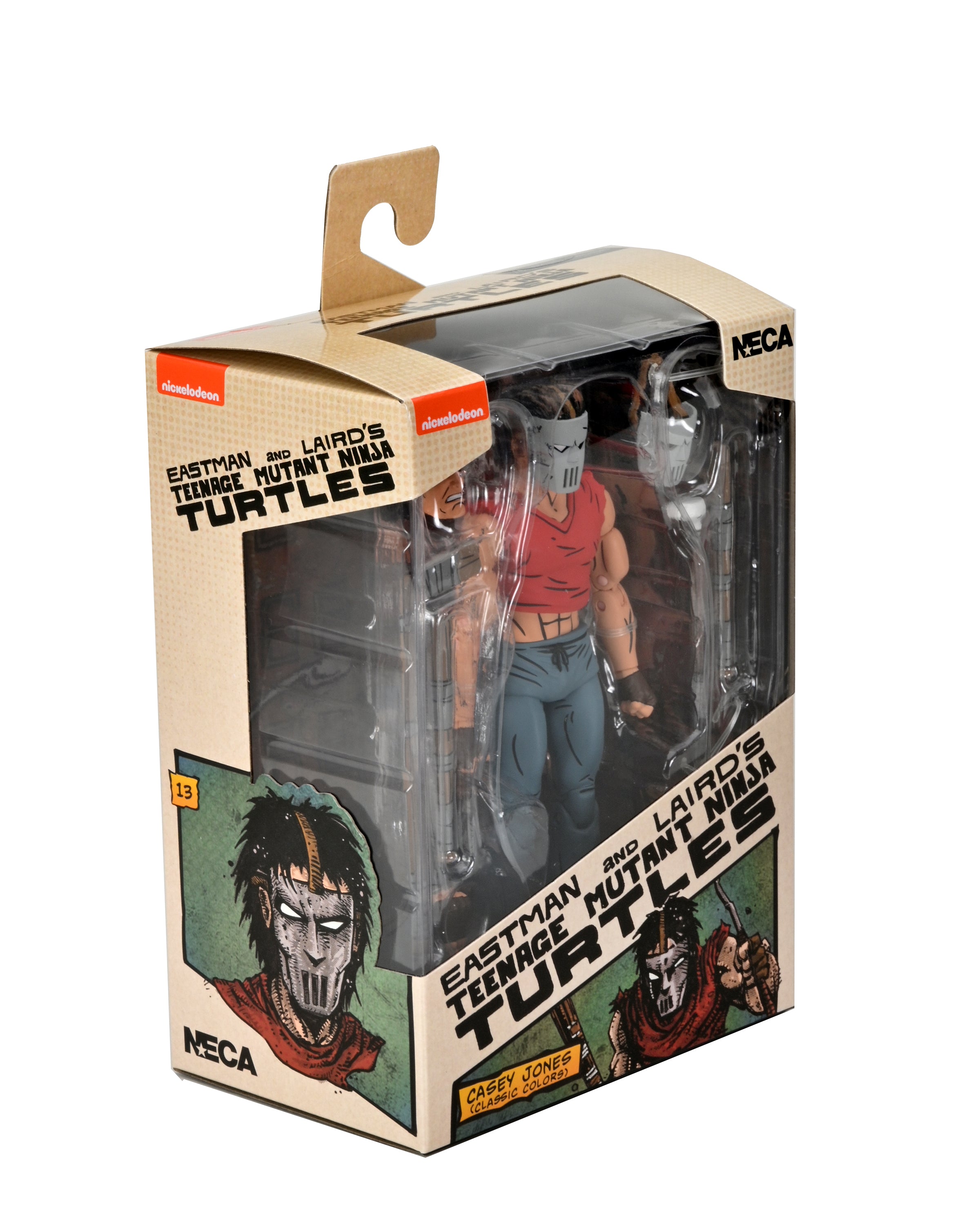 PRE-ORDER NECA - 7-inch Action Figure - TMNT: Mirage Comics - Casey Jones in Red Shirt