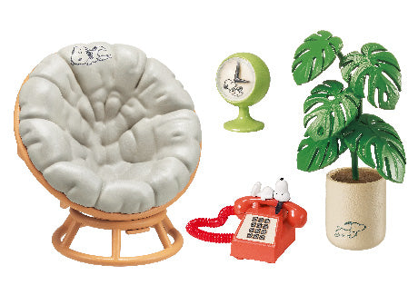 PRE-ORDER RE-MENT - Snoopy Series - Snoopy's Cozy Weekend Room [Box of 8]