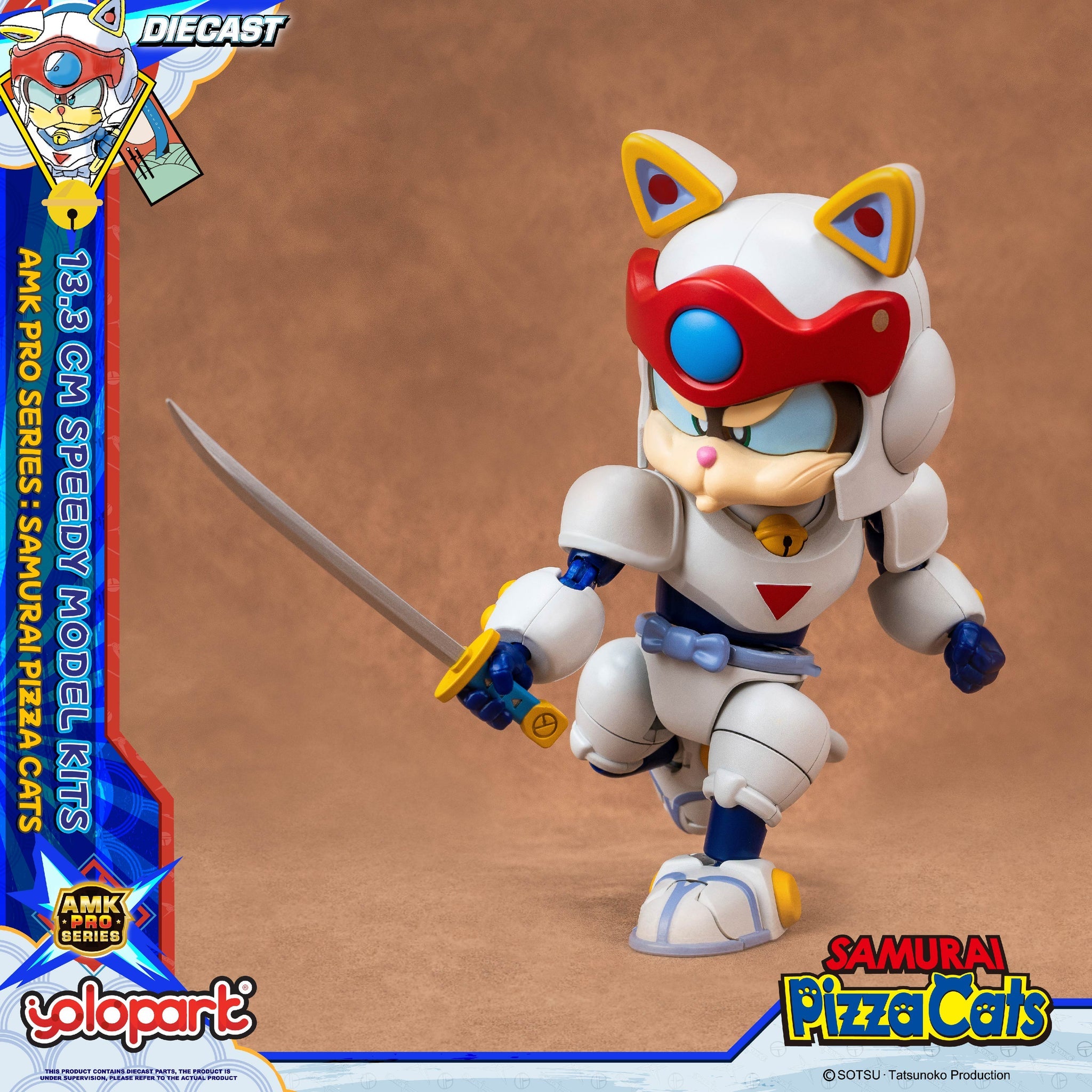 PRE-ORDER Yolopark - AMK Pro Series - Samurai Pizza Cats - Speedy