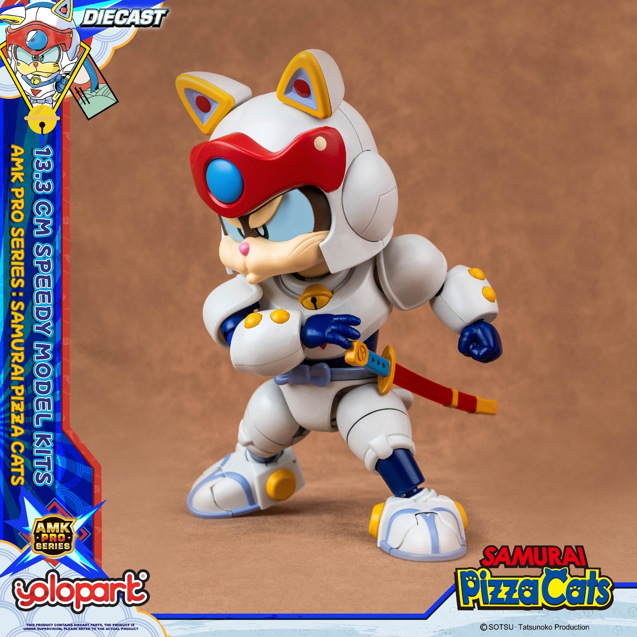 PRE-ORDER Yolopark - AMK Pro Series - Samurai Pizza Cats - Speedy
