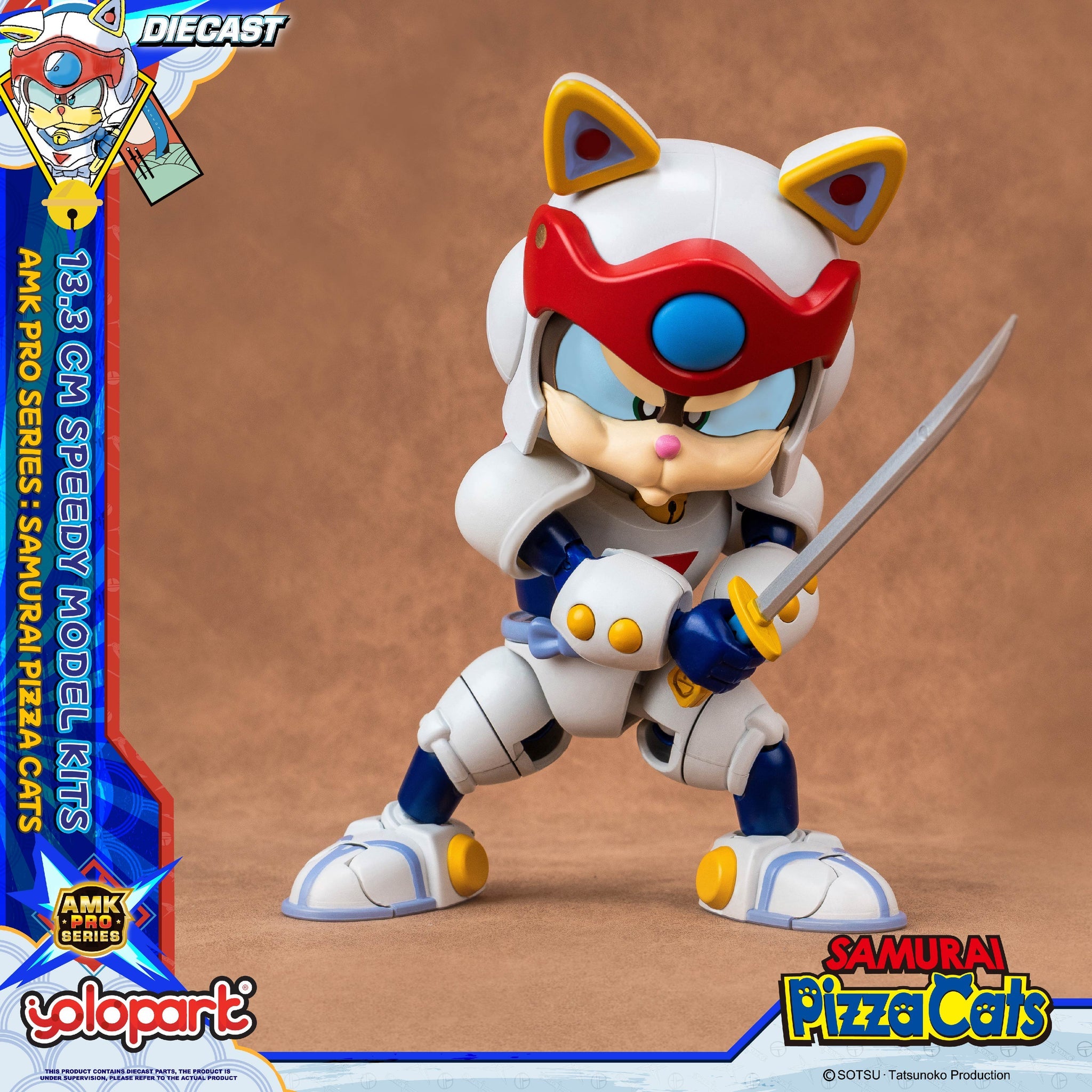 PRE-ORDER Yolopark - AMK Pro Series - Samurai Pizza Cats - Speedy
