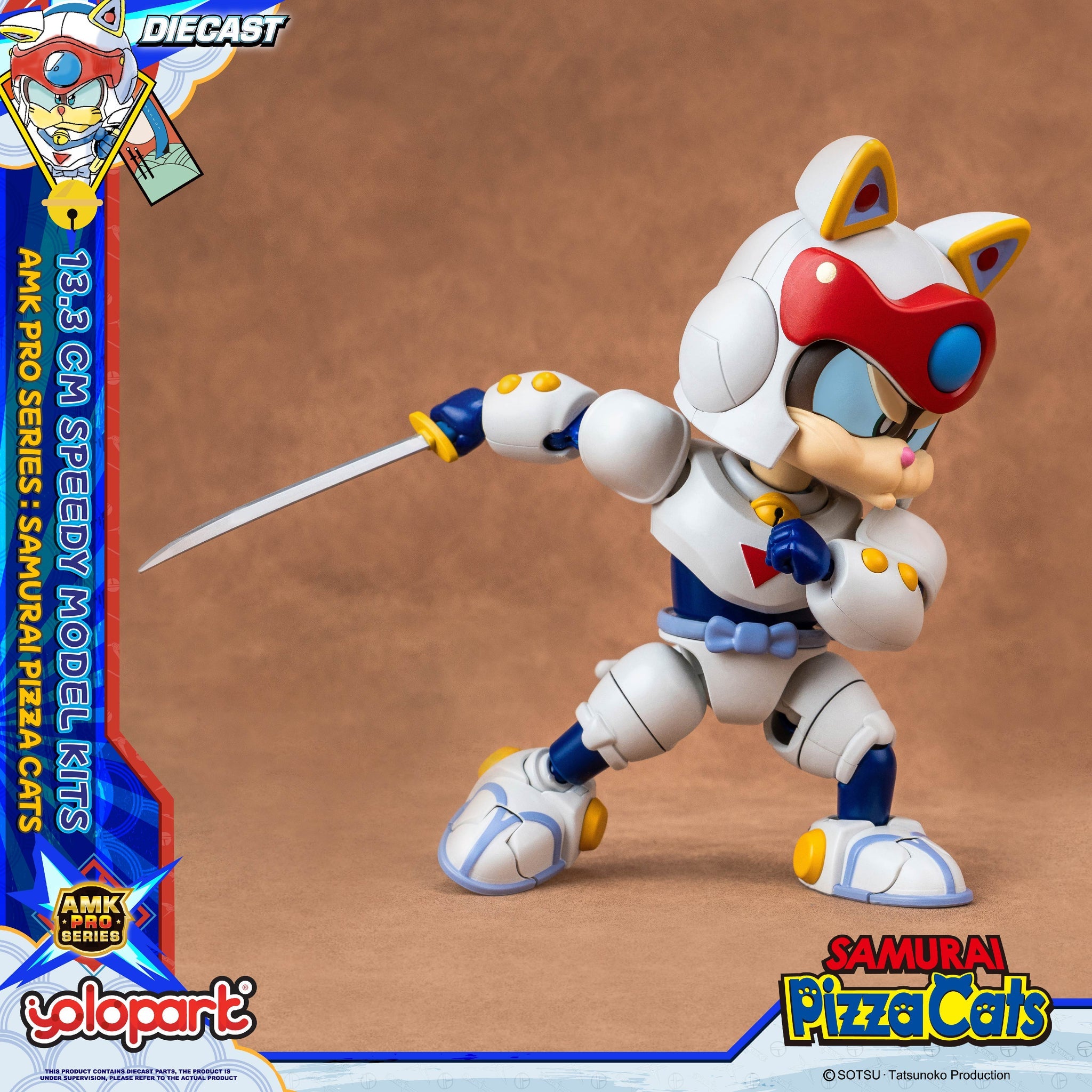 PRE-ORDER Yolopark - AMK Pro Series - Samurai Pizza Cats - Speedy
