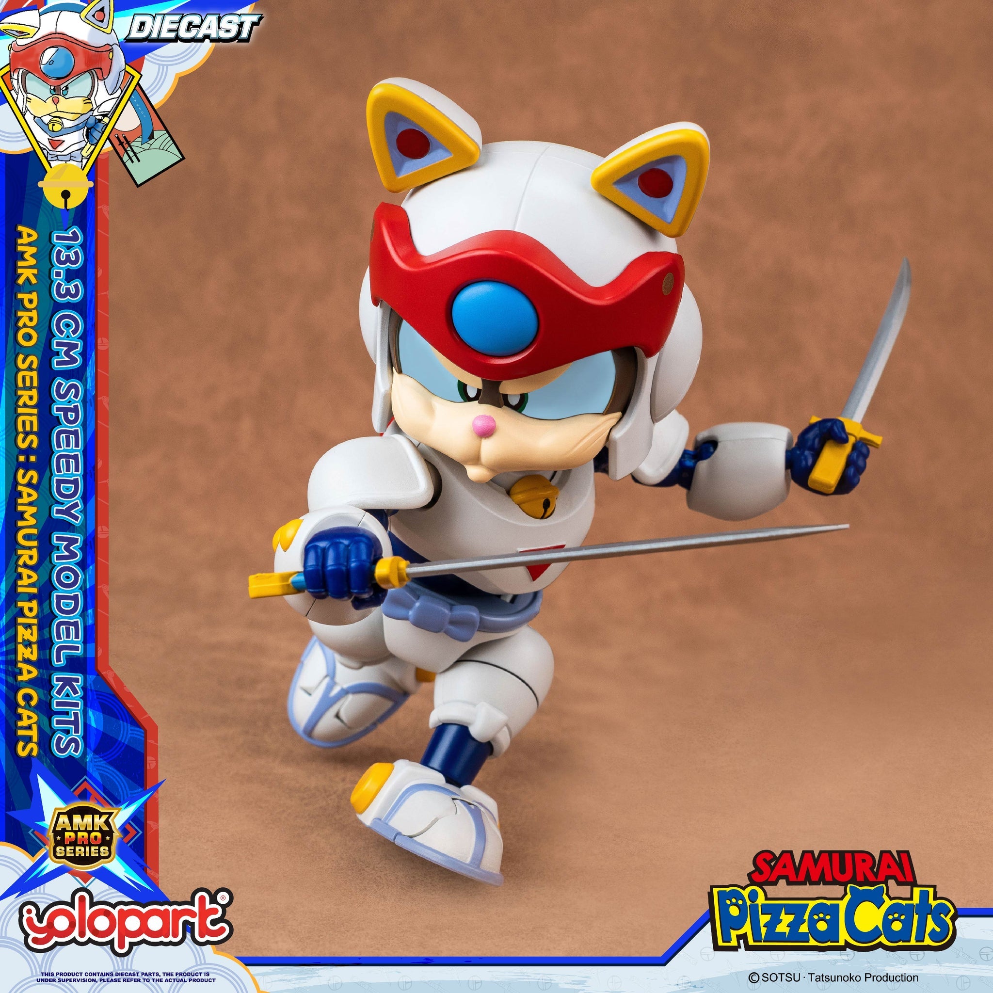 PRE-ORDER Yolopark - AMK Pro Series - Samurai Pizza Cats - Speedy