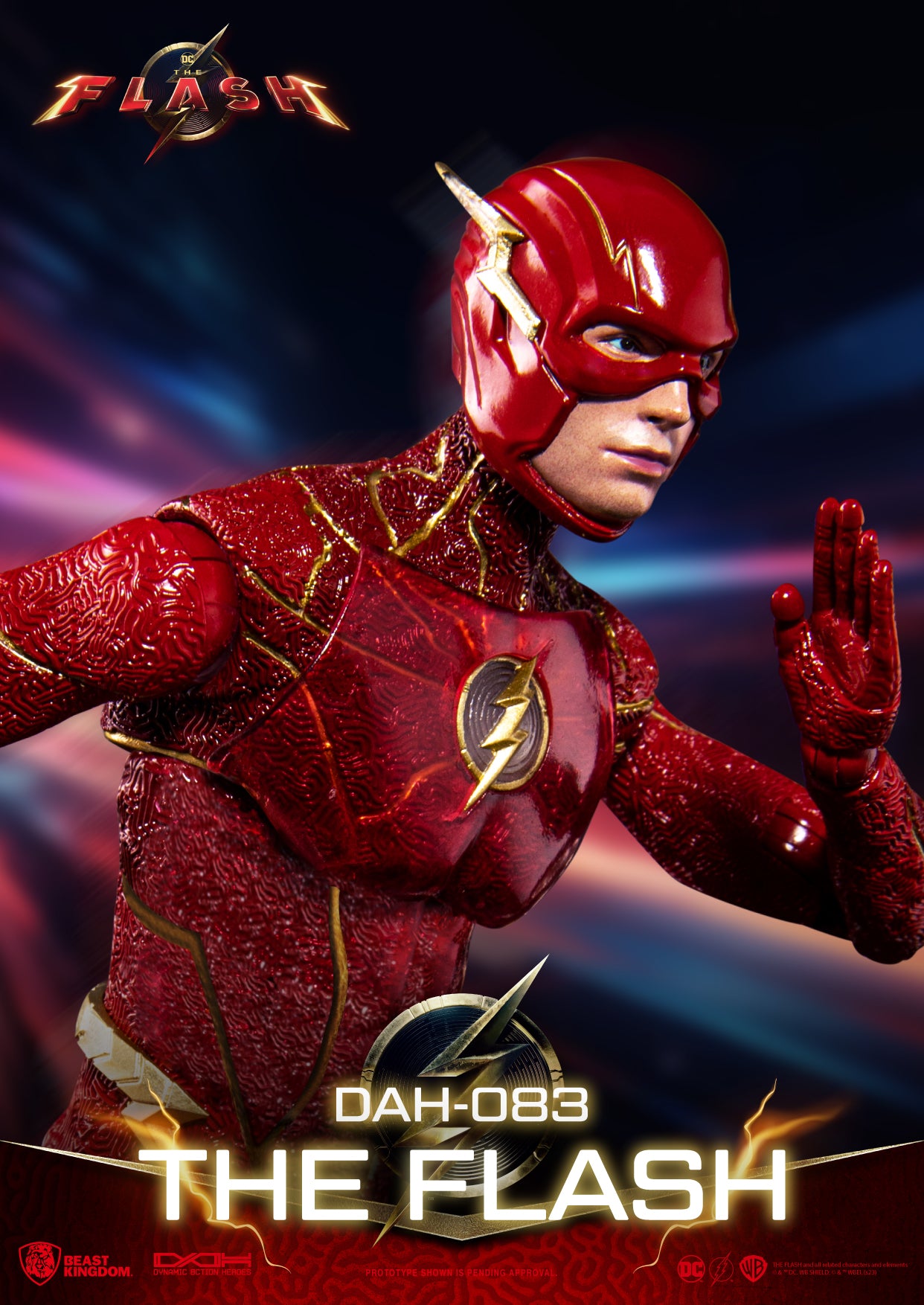 PRE-ORDER Beast Kingdom - Dynamic 8action Heroes - The Flash Movie - The Flash