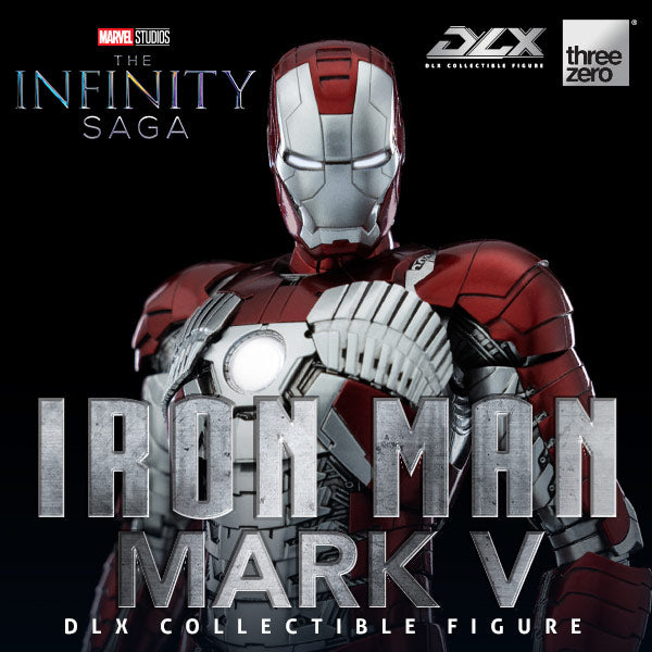 PRE-ORDER threezero - Marvel Studios: The Infinity Saga - DLX Iron Man Mark 5