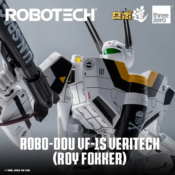 PRE-ORDER threezero - ROBO-DOU - Robotech - Robotech VF‐1S Veritech: Roy Fokker