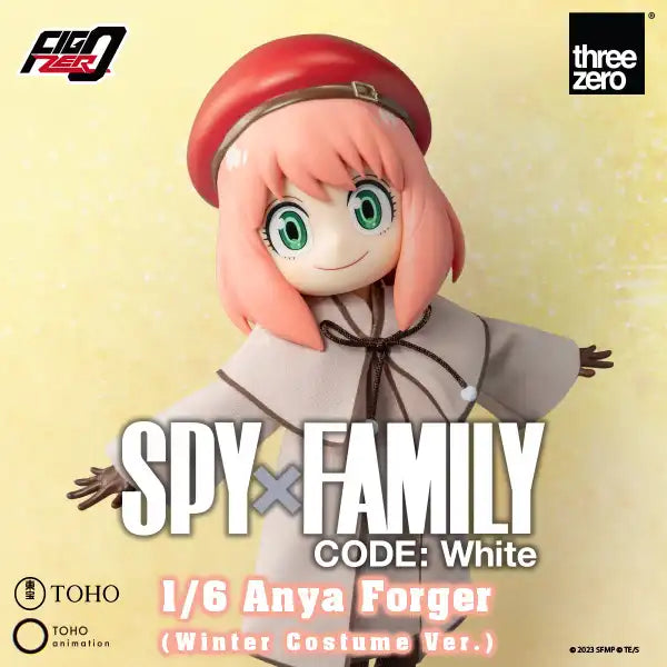 PRE-ORDER threezero - FigZero - SPY×FAMILY CODE: White - Anya Forger: Winter Costume Ver. 1/6