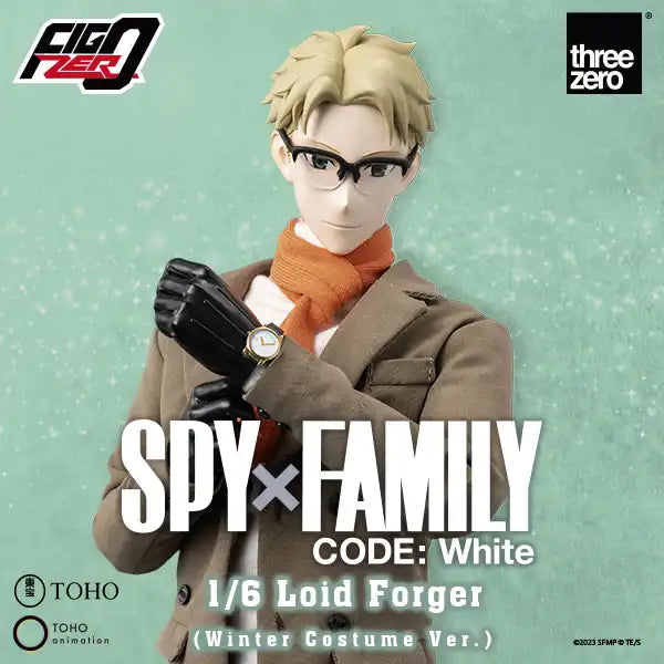PRE-ORDER threezero - FigZero - SPY×FAMILY CODE: White - Loid Forger: Winter Costume Ver. 1/6