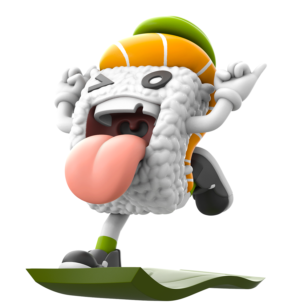 IN-STOCK Mighty Jaxx - Rock On! Sushi by MankeeBoi