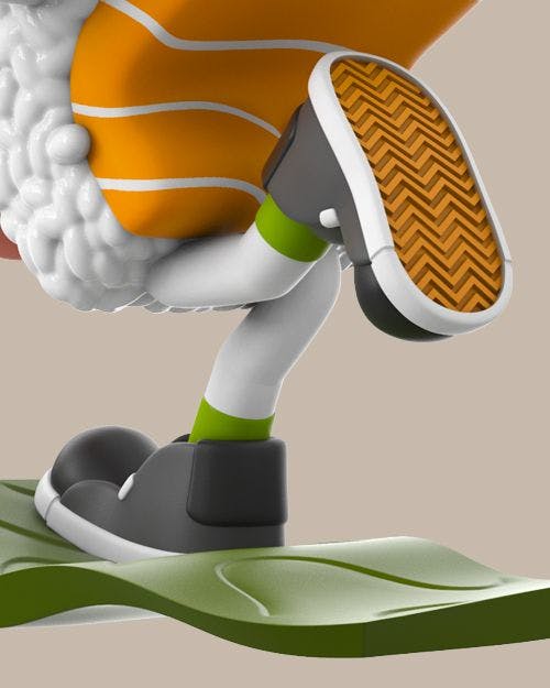 IN-STOCK Mighty Jaxx - Rock On! Sushi by MankeeBoi