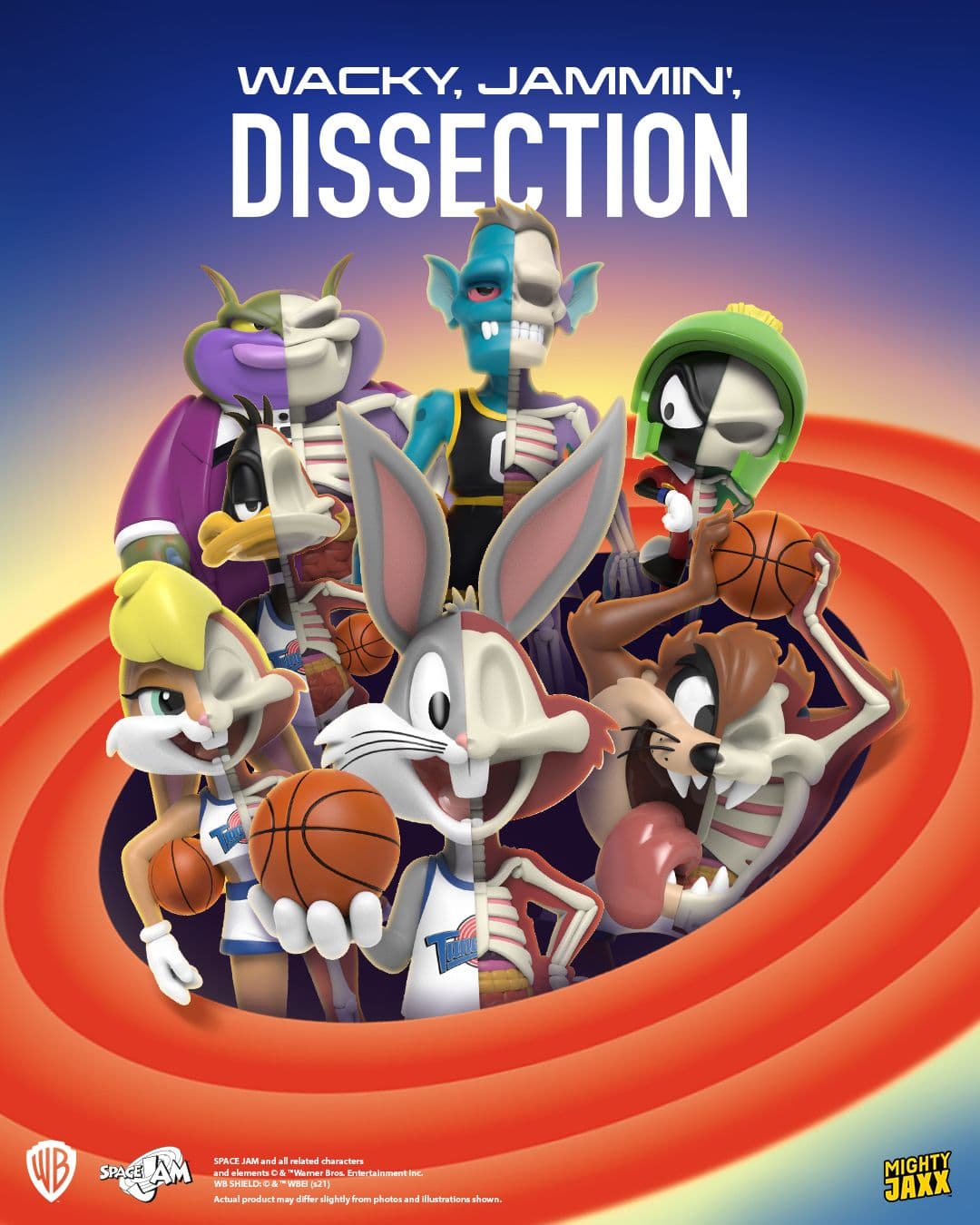 IN-STOCK Mighty Jaxx - Freeny's Hidden Dissectibles: Space Jam Series 1