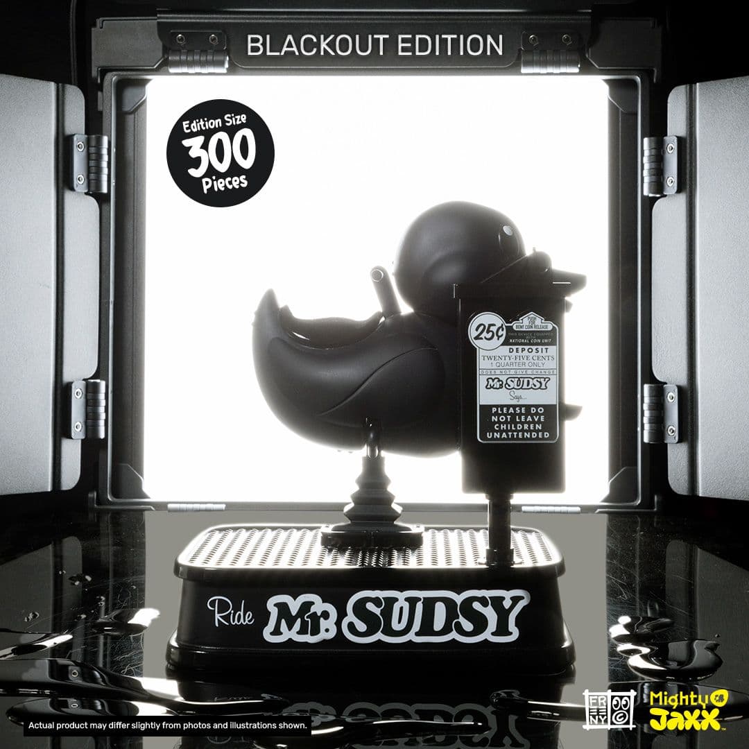 PRE-ORDER Mighty Jaxx - Mr Sudsy (Blackout Edition) by Jason Freeny