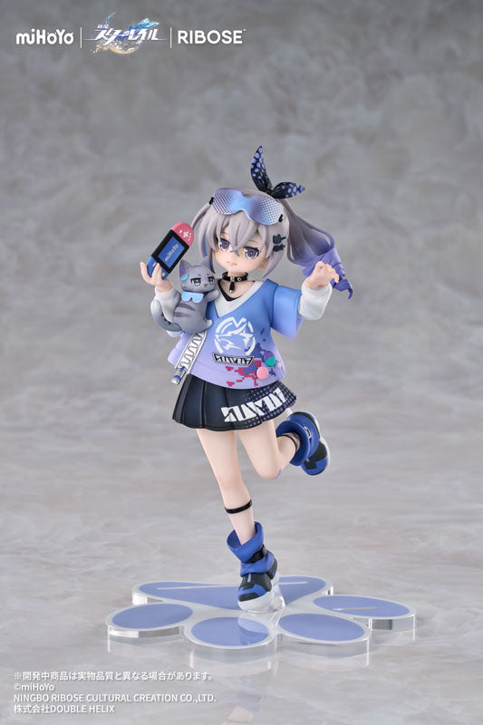 PRE-ORDER Ribose - RISE UP+ Honkai: Star Rail Chibi Cat Series Figure - Silver Wolf
